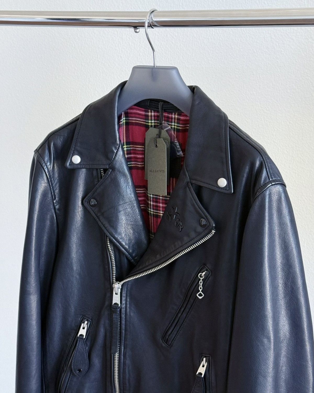 Allsaints AllSaints Comet Biker Leather Jacket Size M - NEW Size US M / EU 48-50 / 2 - 4 Thumbnail