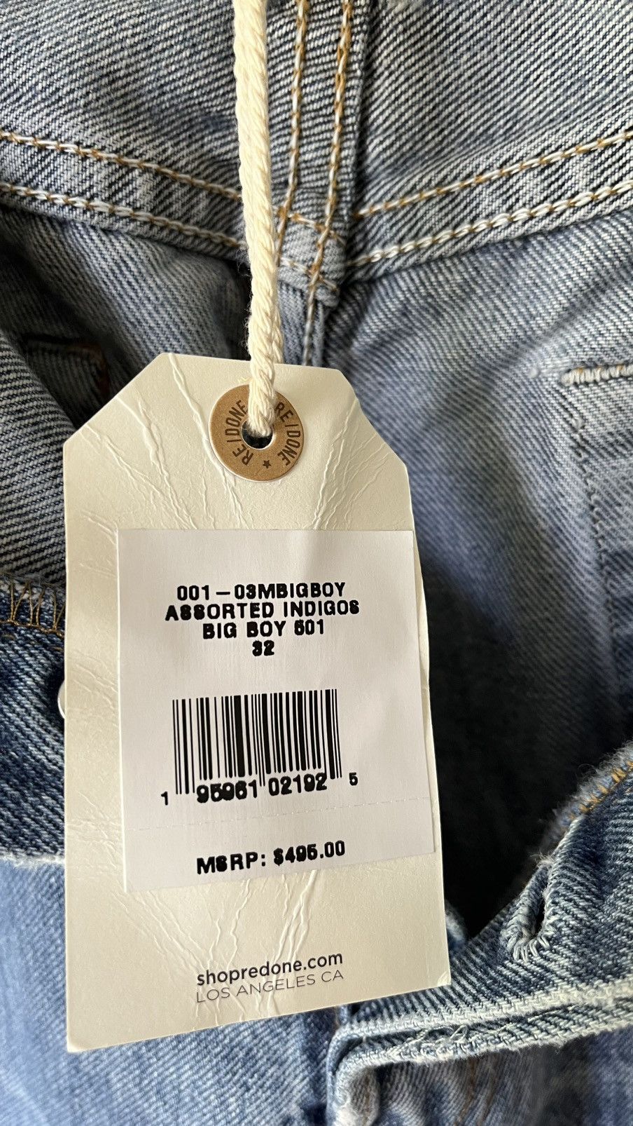 RE/DONE RE/DONE x Levi’s Big Boy Reconstructed 501s Size US 32 / EU 48 - 5 Thumbnail