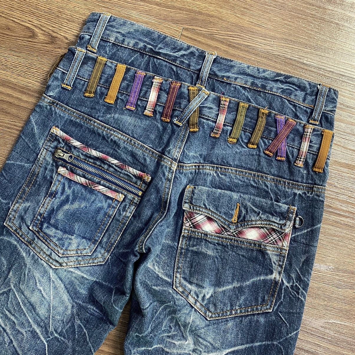 Hysteric Glamour Double Waist Nylaus Thunder Wiskeres Distressed Jeans Size US 30 / EU 46 - 6 Thumbnail