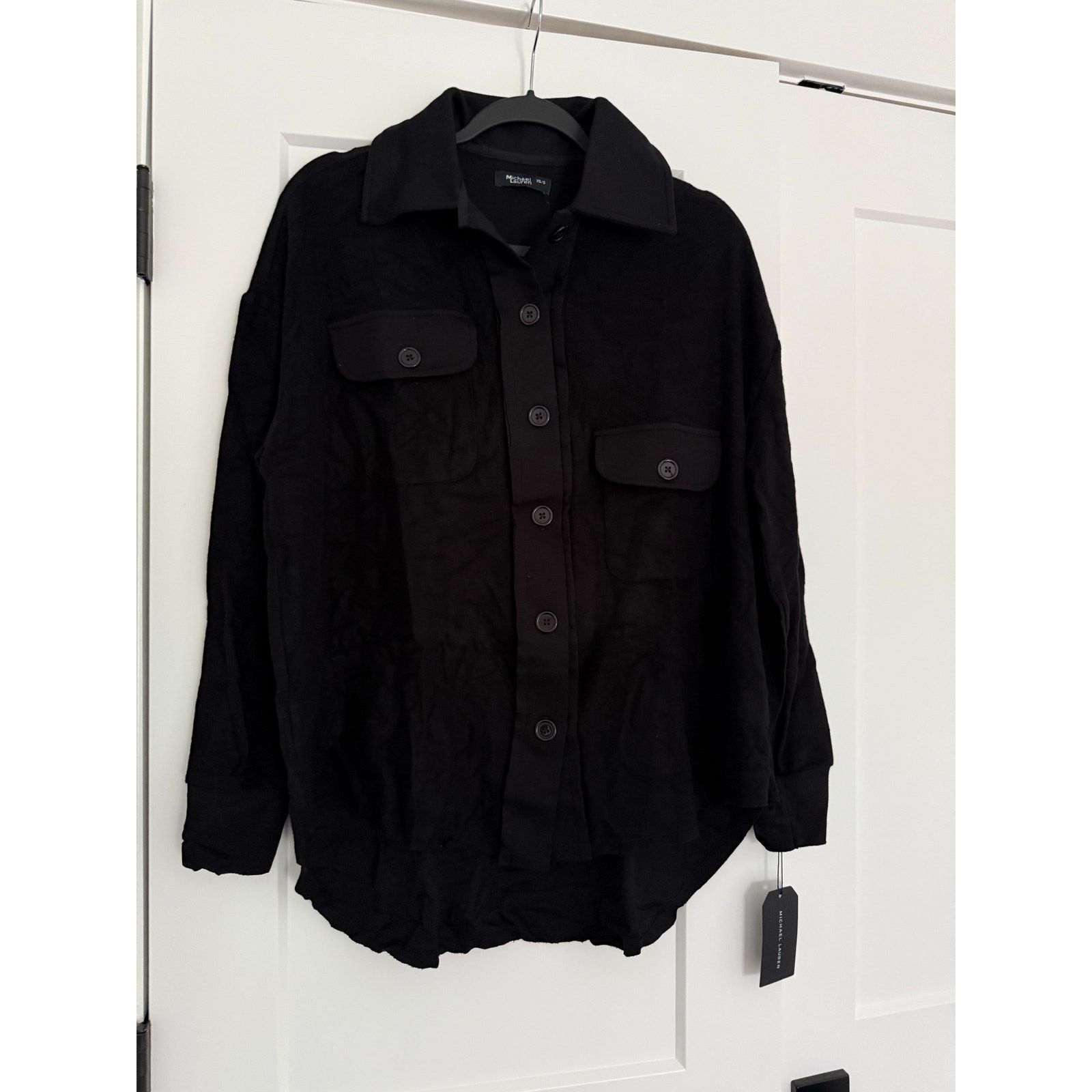 REVOLVE $174 New Michael Lauren Revolve Black Shacket - XS / S Size S / US 4 / IT 40 - 3 Thumbnail