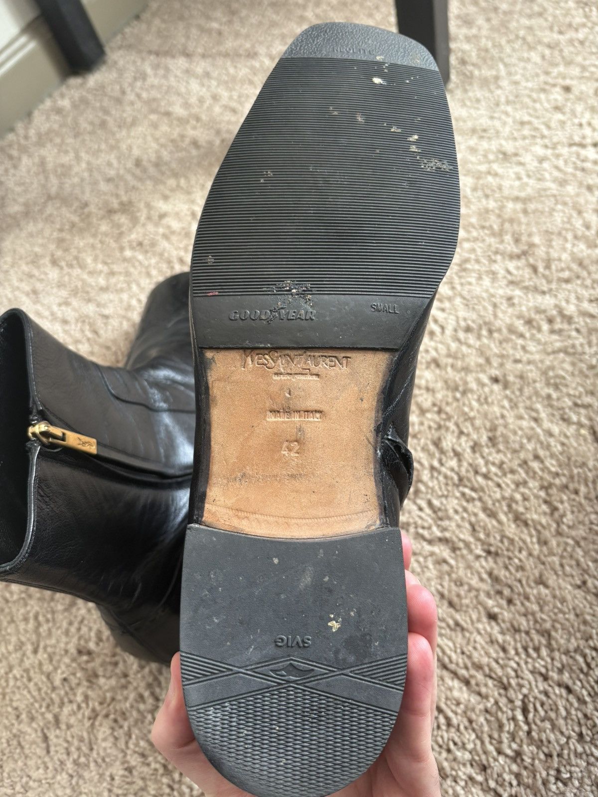 Saint Laurent Paris Yves Saint Laurent by Tom Ford Western Square Toe Boot 42 9 Size US 9 / EU 42 - 6 Thumbnail