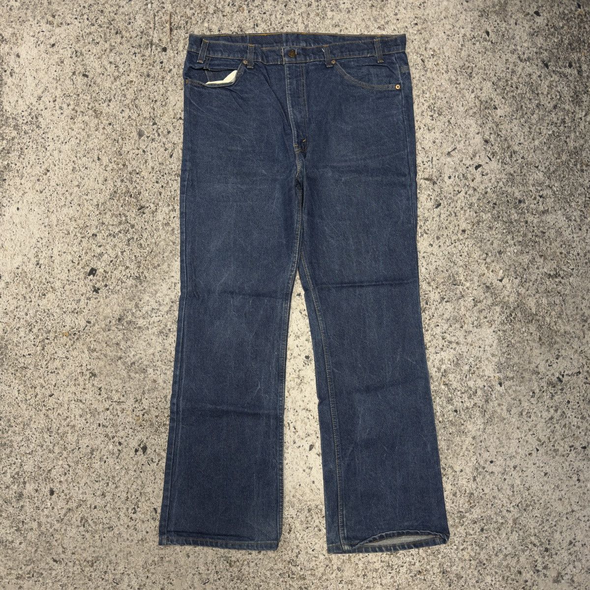 Levi's 80s Levi’s 517 Bootcut Flare Denim Jeans ERD Grunge Chrome Size US 40 / EU 56 - 2 Thumbnail
