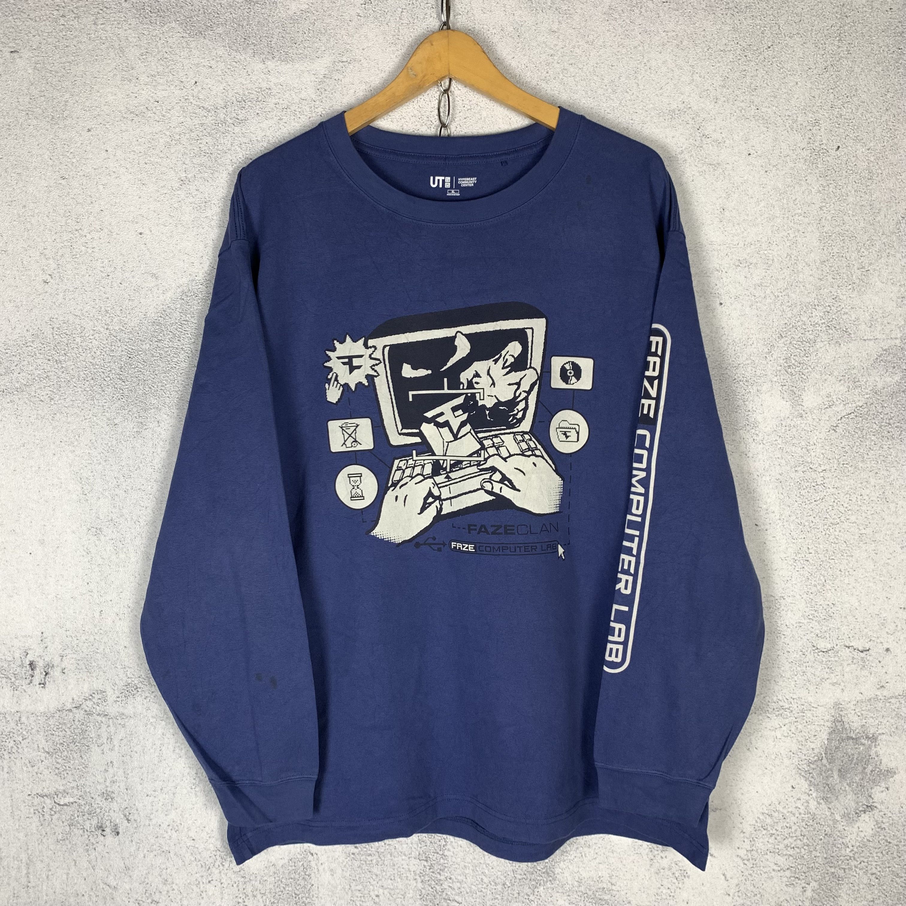 FaZe FAZE CLAN - Hypebeast Community Center Longsleeve Tee Size US XL / EU 56 / 4 - 1 Thumbnail