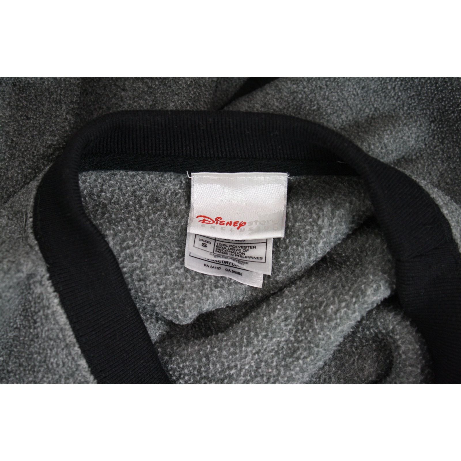 Disney Disney Store Grumpy Sweatshirt Gray Fleece Embroidered Small Size US S / EU 44-46 / 1 - 4 Thumbnail