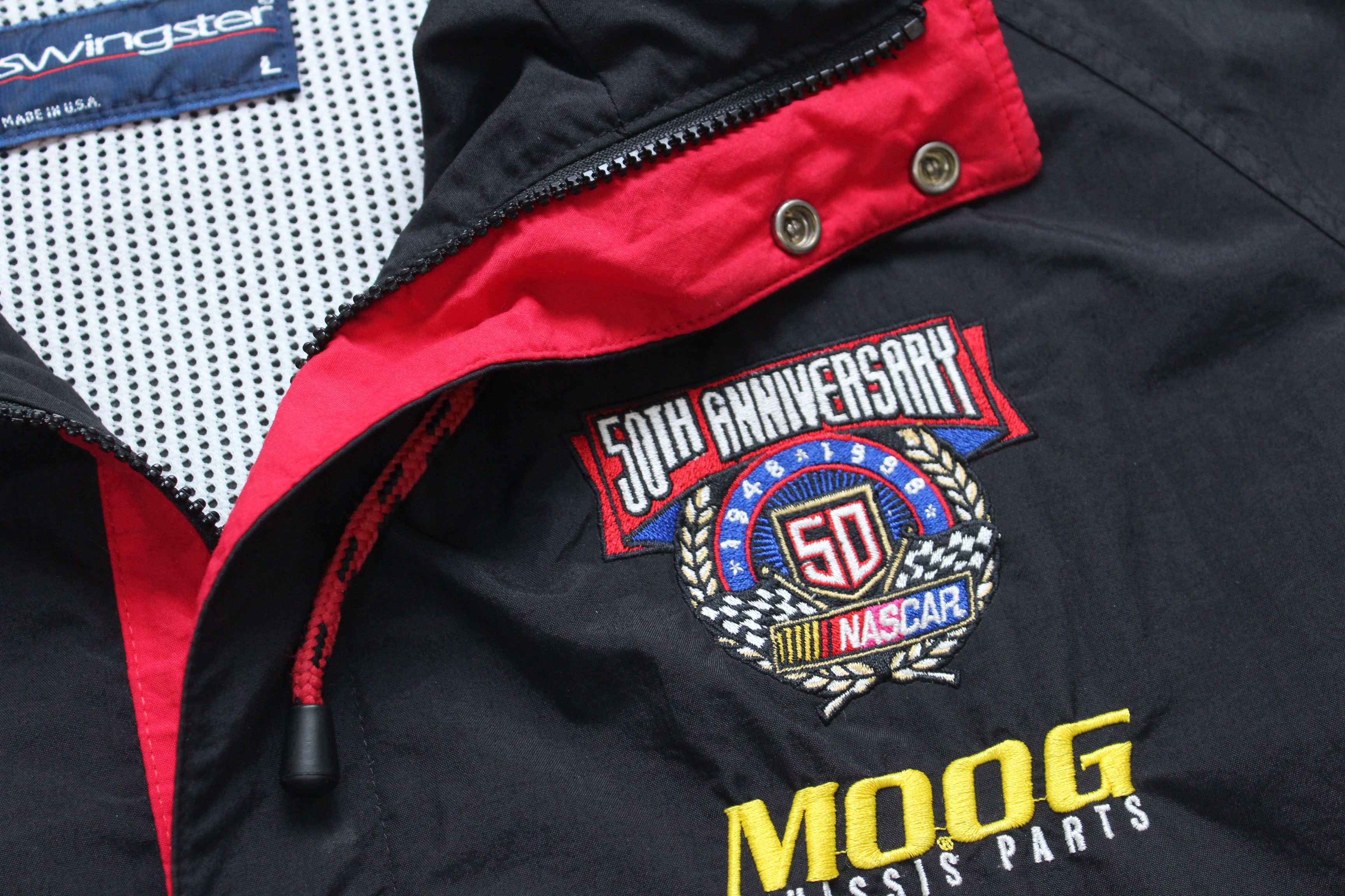 NASCAR Swingster 98 Nascar 50 Anniversary Jason Jacket Made In USA Size US L / EU 52-54 / 3 - 6 Thumbnail