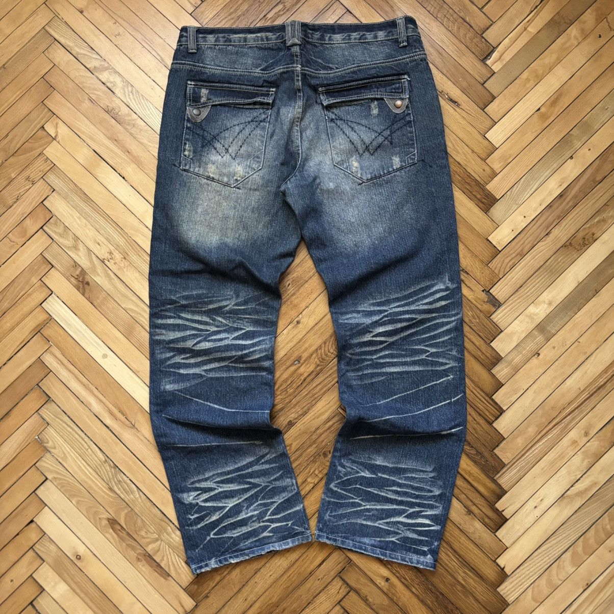 Other Last Drop‼️ Vintage Distressed Punk Jeans Size US 35 - 1 Thumbnail