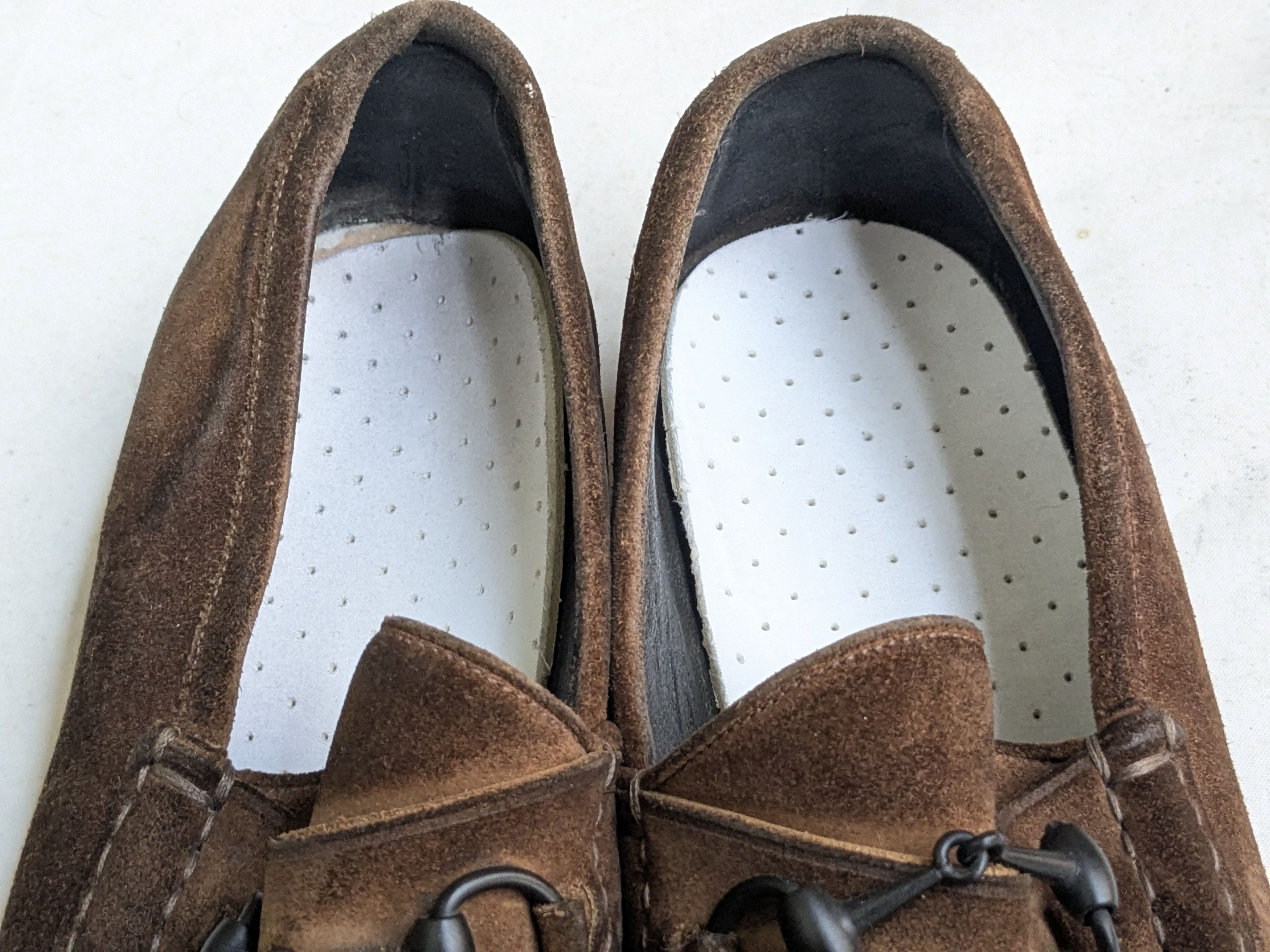 Gucci Gucci Horsebit Loafers Brown Suede Leather 11.5 D Buckle Size US 11.5 / EU 44-45 - 2 Thumbnail