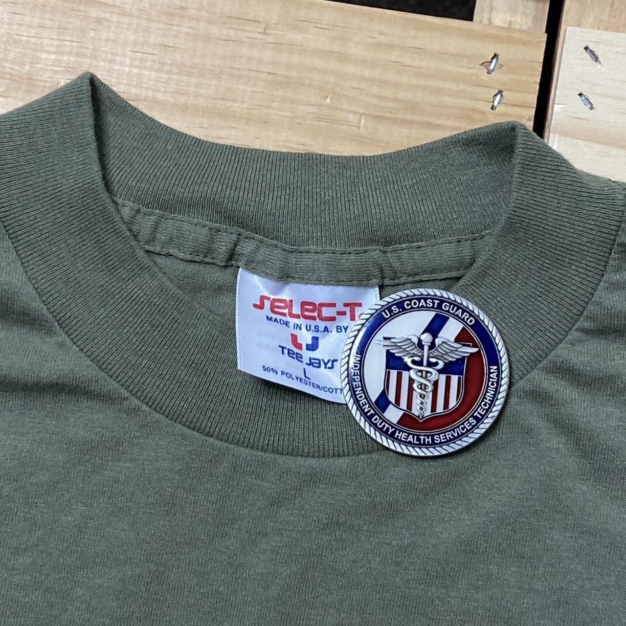 TEE JAYS Vintage Romans 8:37 Green Bible Verse Jesus Tee Size Large Size US L / EU 52-54 / 3 - 4 Thumbnail