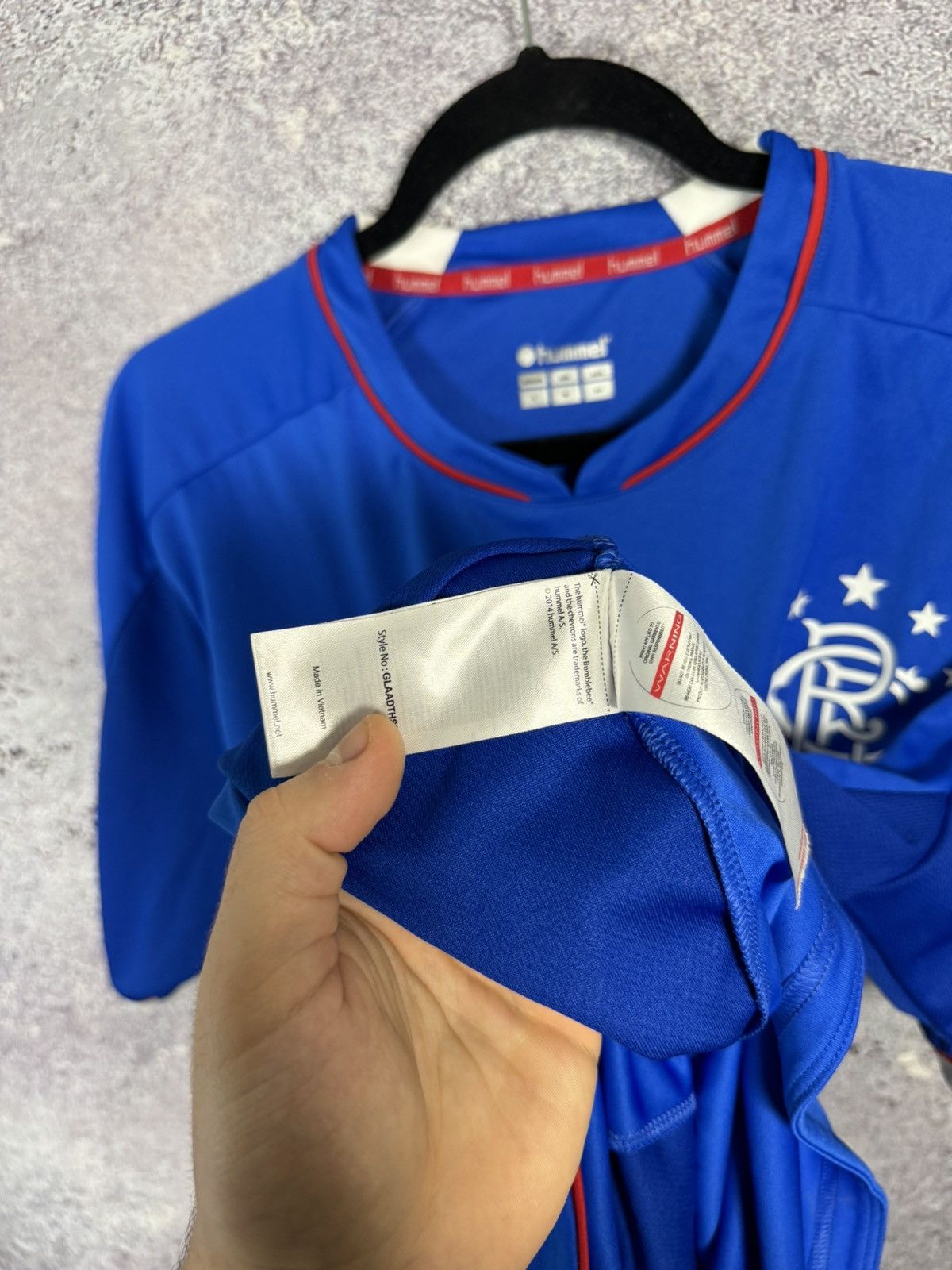 Hummel × Vintage Vintage Rangers FC 2018/19 Hummel Soccer Jersey Blokcore Size US M / EU 48-50 / 2 - 13 Thumbnail