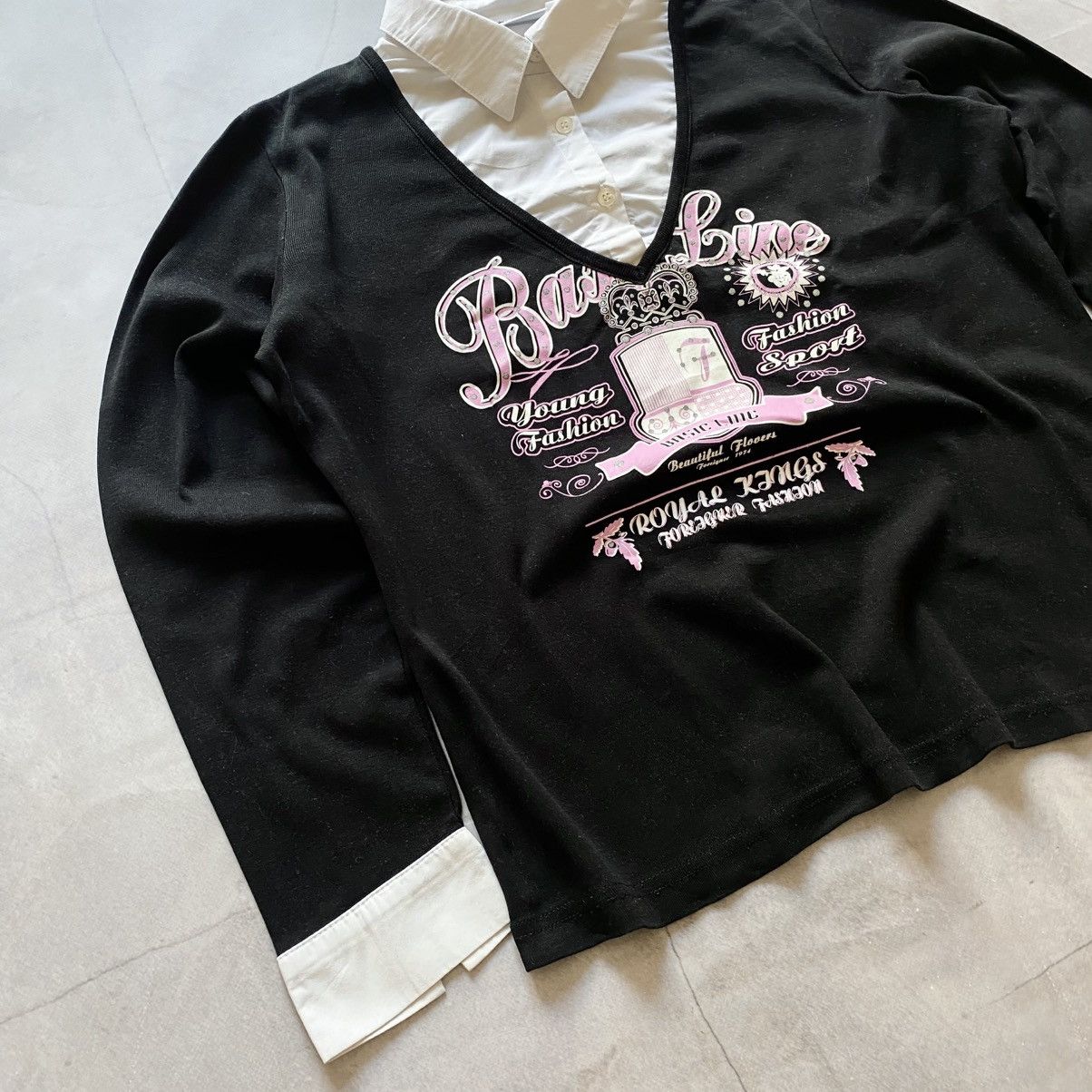 Hysteric Glamour × Undercover Punk Royal Kings Double Layered Long Sleeve Hysteric Vibe Size M / US 6-8 / IT 42-44 - 3 Thumbnail