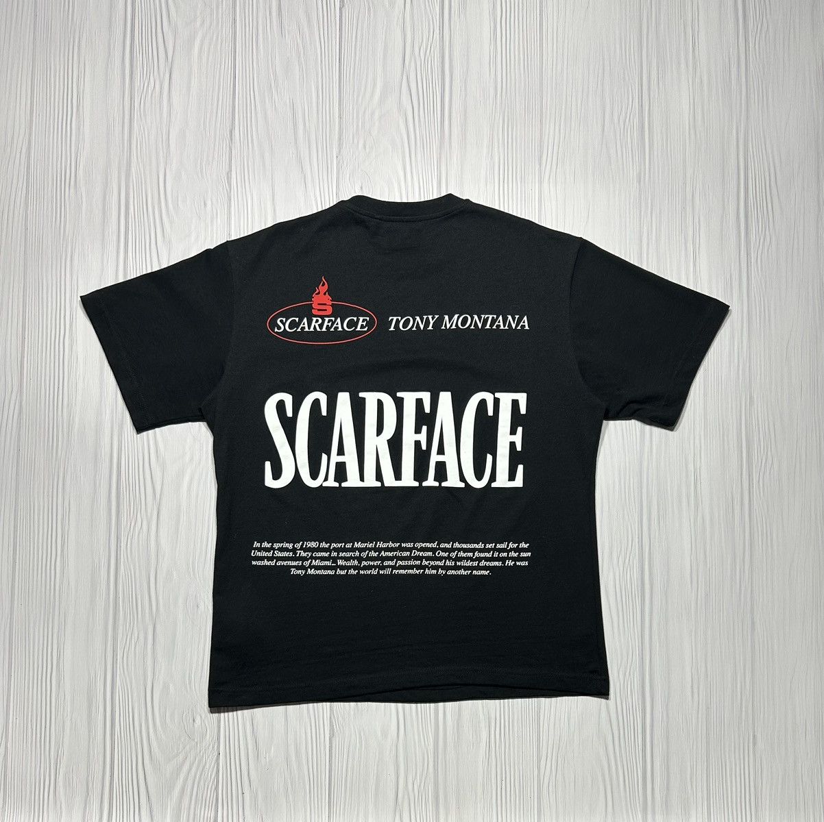 Vintage Scarface Tony Montana Big Logo T-Shirt Size US M / EU 48-50 / 2 - 1 Thumbnail