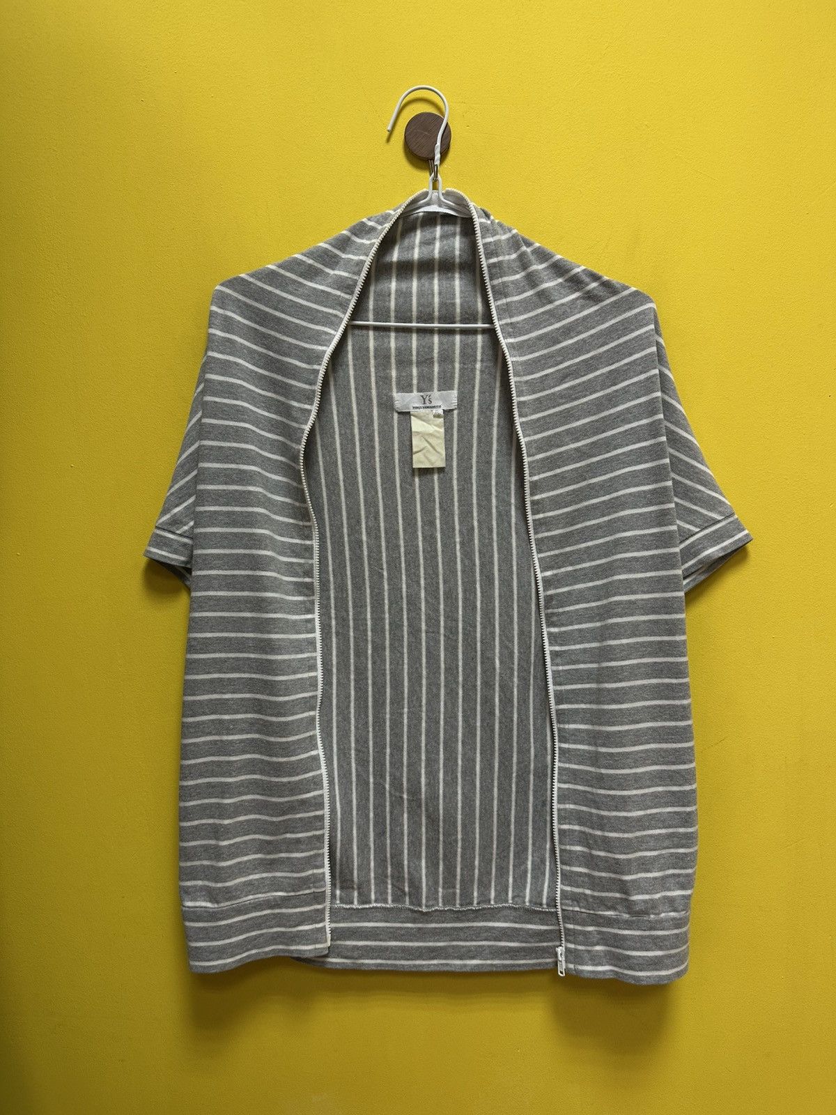 Yohji Yamamoto Yohji Yamamoto full zip t shirt rare Size S / US 4 / IT 40 - 2 Thumbnail