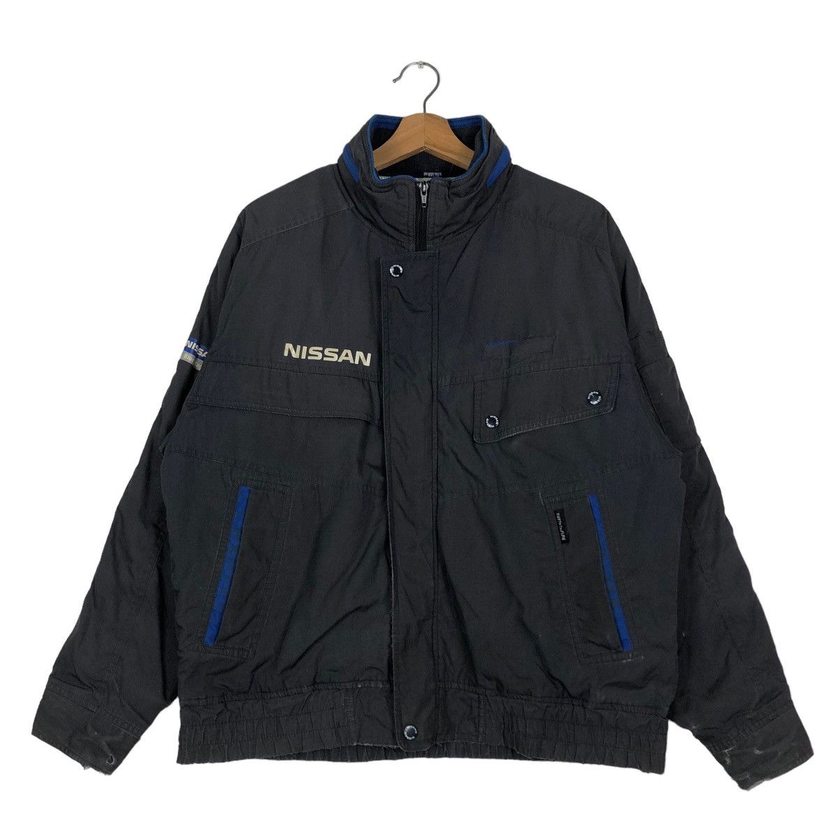 Japanese Brand 🔥Vintage Bomber Jacket Racing Nissan Big Logo Size US M / EU 48-50 / 2 - 1 Thumbnail