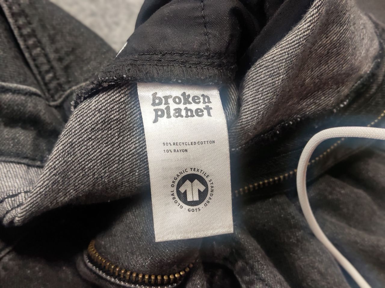 Broken Planet Broken Planet Market carpenter Dark Gray Star Denim Jeans Size US 34 / EU 50 - 13 Thumbnail