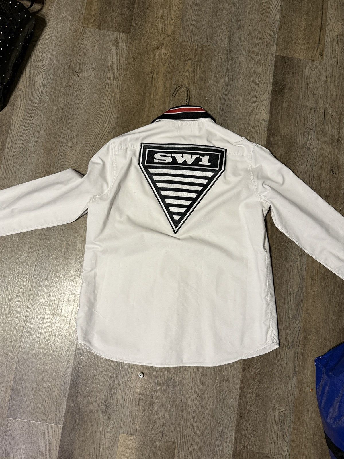 Burberry Burberry Brit Long Sleeve Button Down Shirt Black and White Size US M / EU 48-50 / 2 - 2 Thumbnail