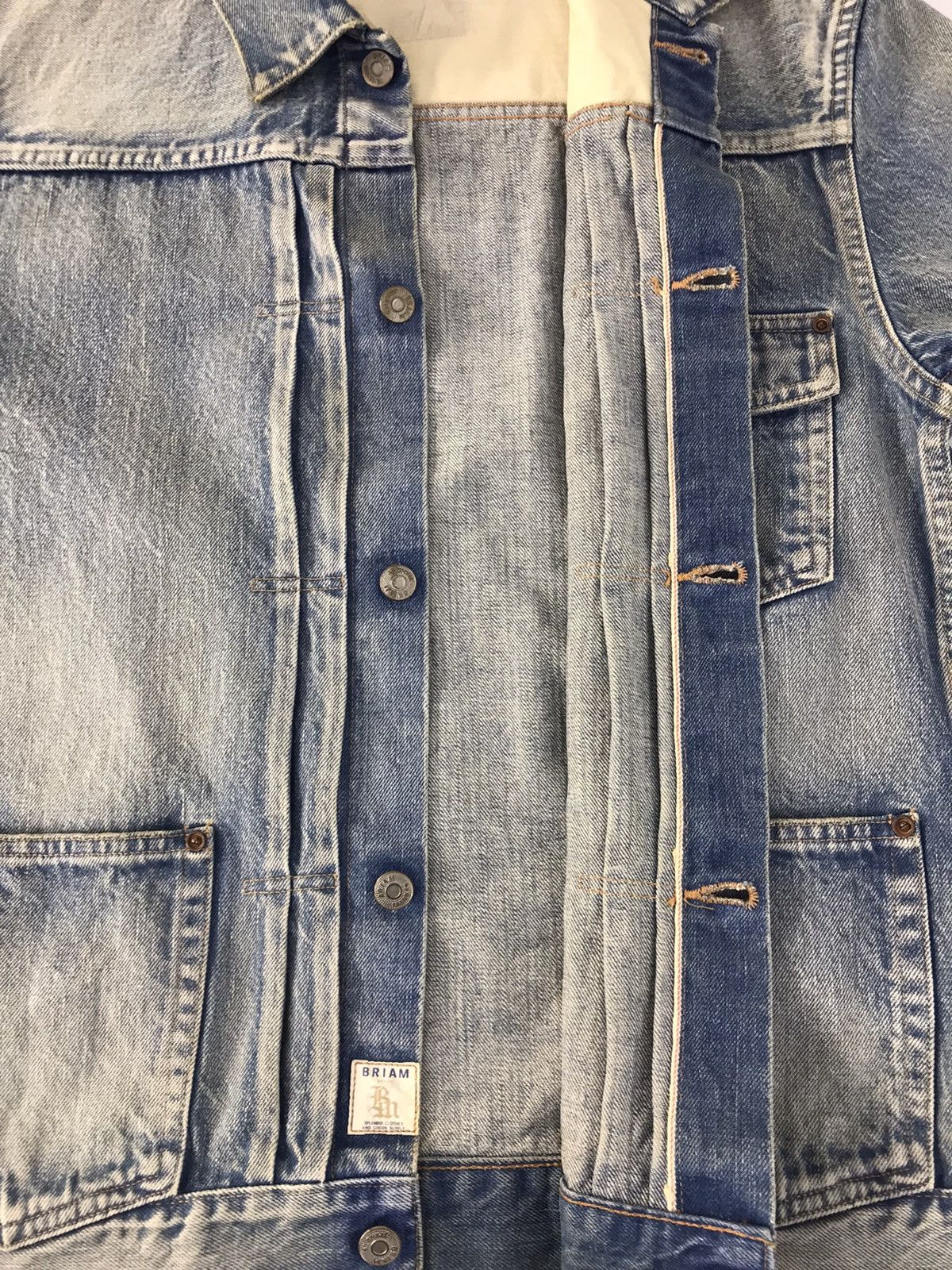 Japanese Brand Vintage Briam Means Jacket Jeans Selvedge Style Size US M / EU 48-50 / 2 - 7 Thumbnail