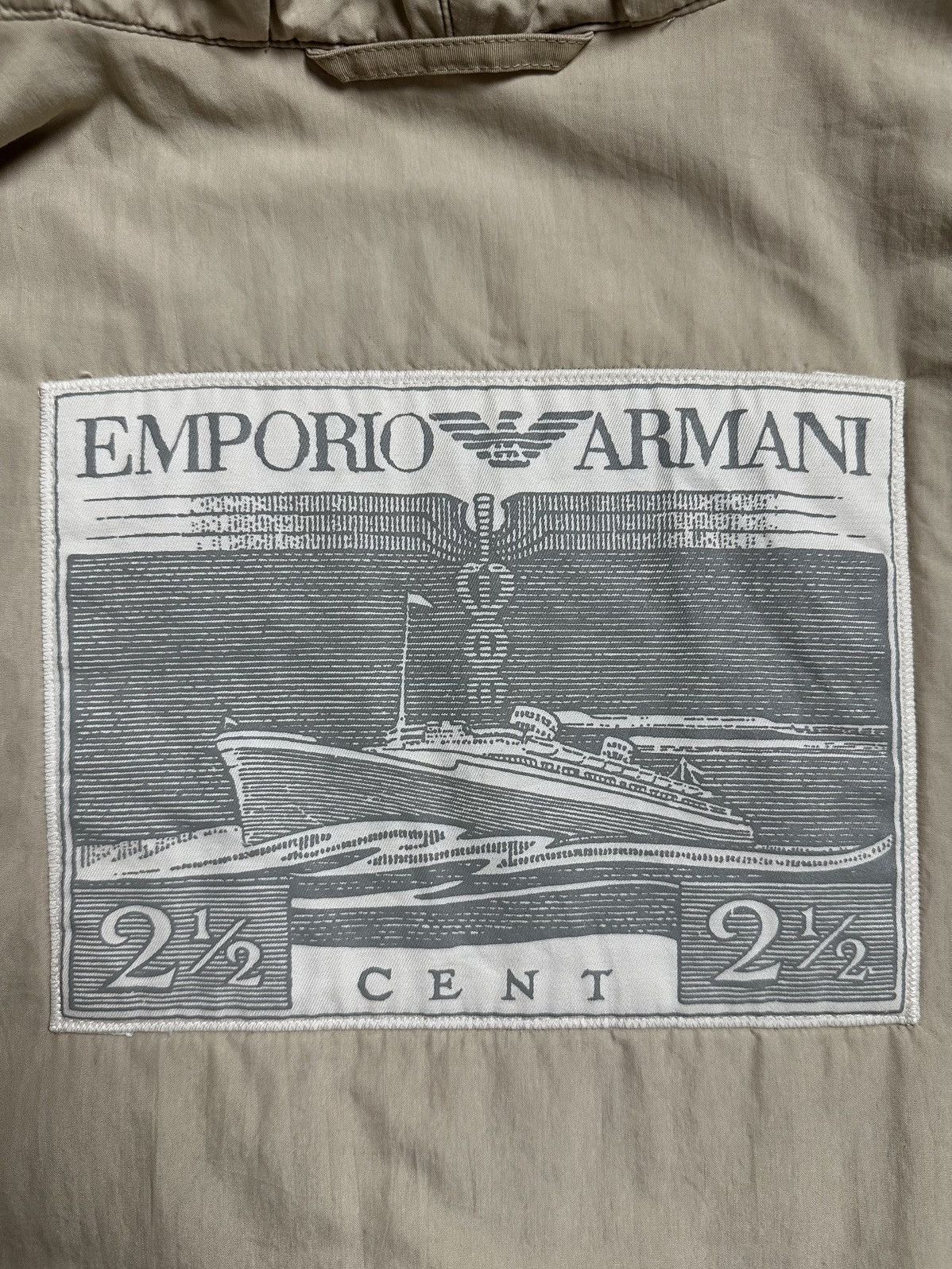 Emporio Armani 90s Jumbo Ballistic Hooded Parka Size US XL / EU 56 / 4 - 3 Thumbnail