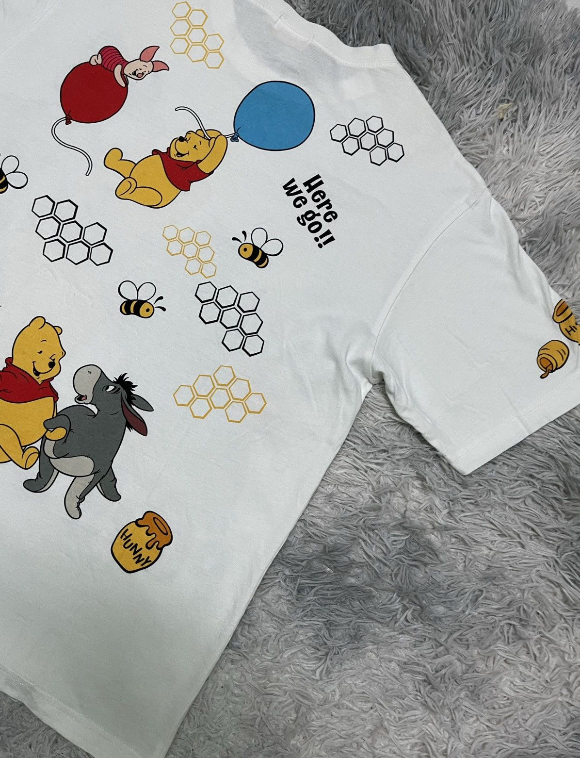 Disney 2000s POOH’S BESTIE SHIRT ALL OVERPRINT RARE Size US L / EU 52-54 / 3 - 12 Thumbnail