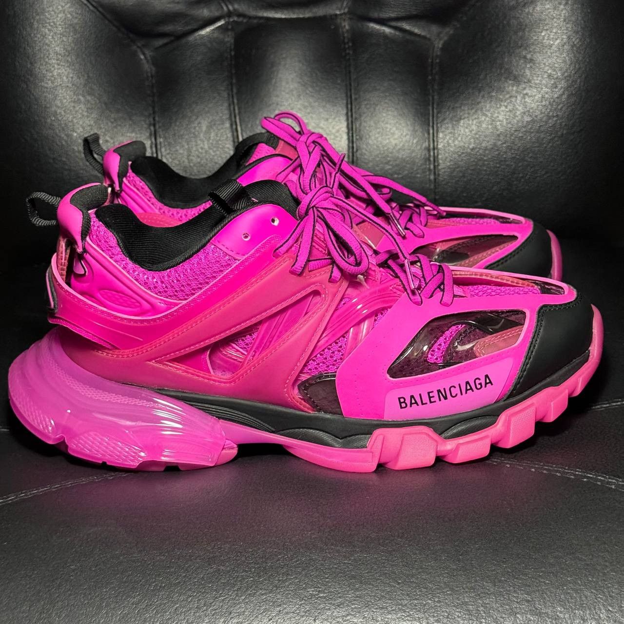 Balenciaga Balenciaga track 1 crearsole dark pink Size US 7 / EU 40 - 1 Thumbnail
