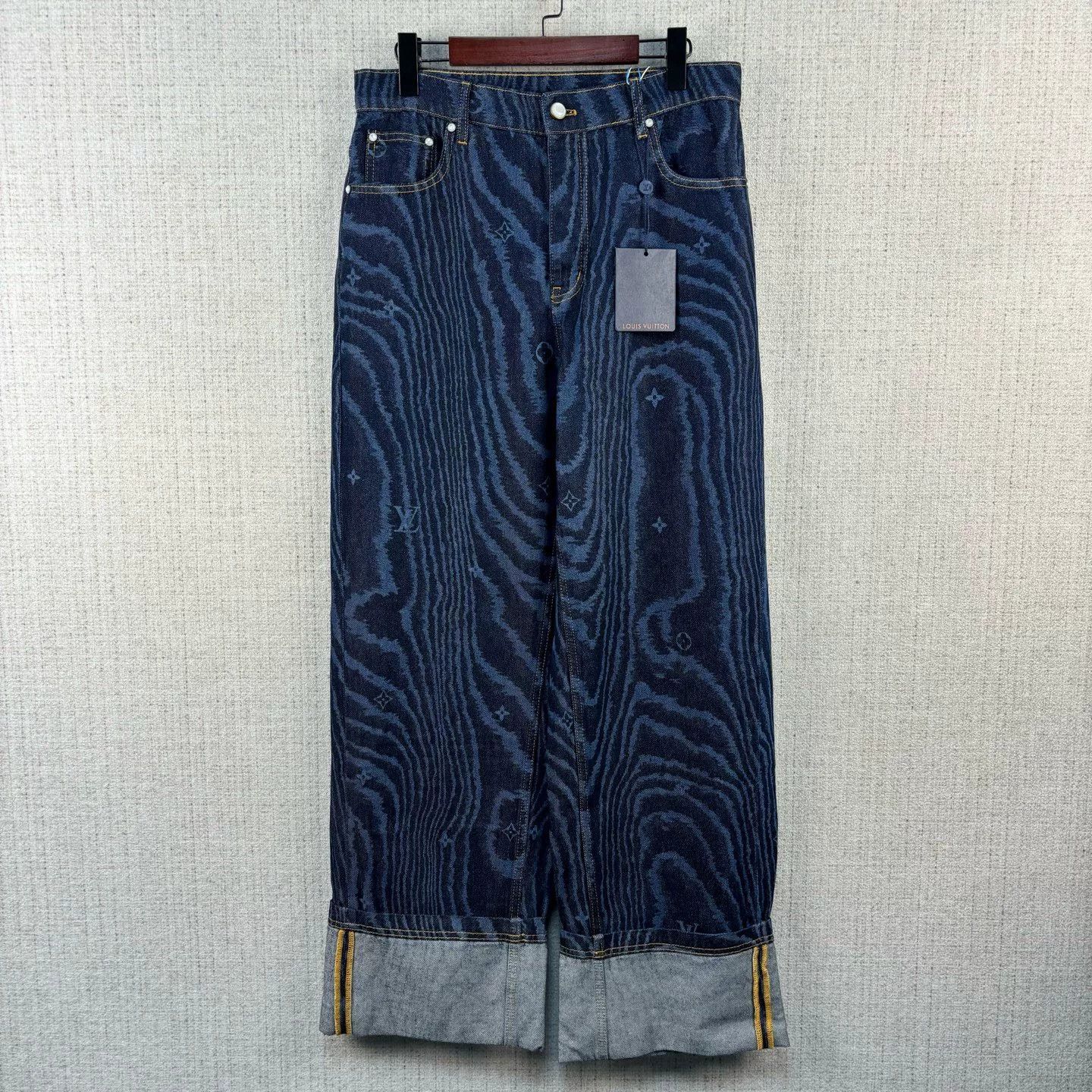 Louis Vuitton Louis Vuitton FW25 Print Denim Skate Pants Size US 31 - 1 Thumbnail
