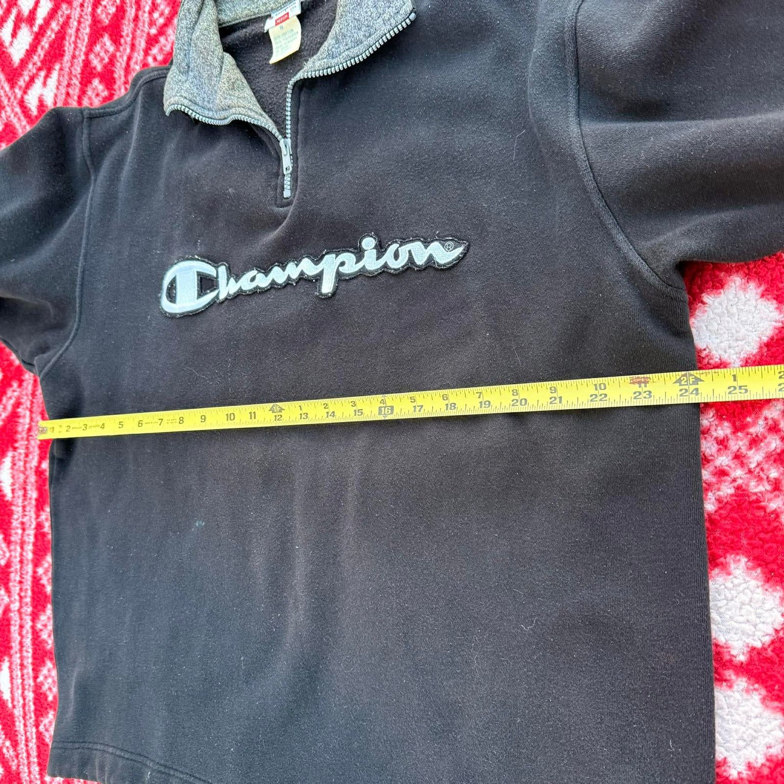 Champion Vintage Champion USA 1/4 Zip Fleece Sweatshirt Medium Size US M / EU 48-50 / 2 - 7 Thumbnail
