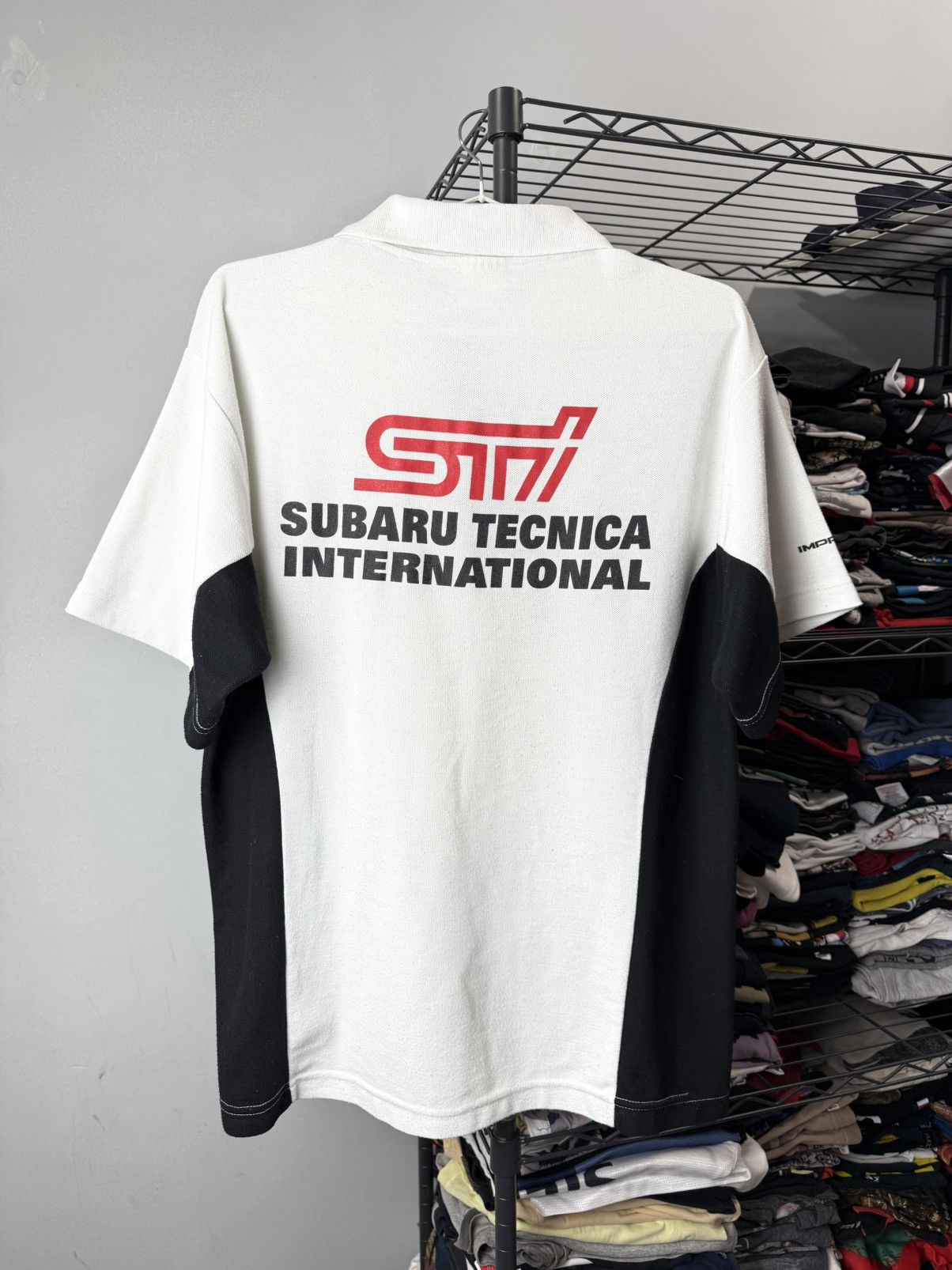 Vintage Vintage Subaru WRX STI Racing Polo T Shirt Rally Size US L / EU 52-54 / 3 - 1 Thumbnail