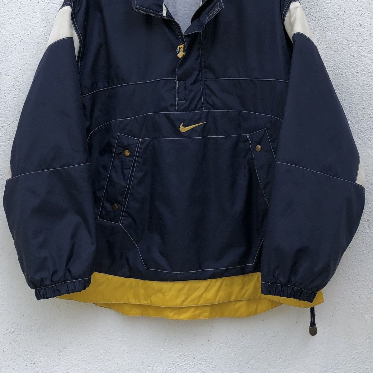 Nike Vintage Nike Nylon Pullover Anorak Half Zip Filled Jacket Size US L / EU 52-54 / 3 - 6 Thumbnail