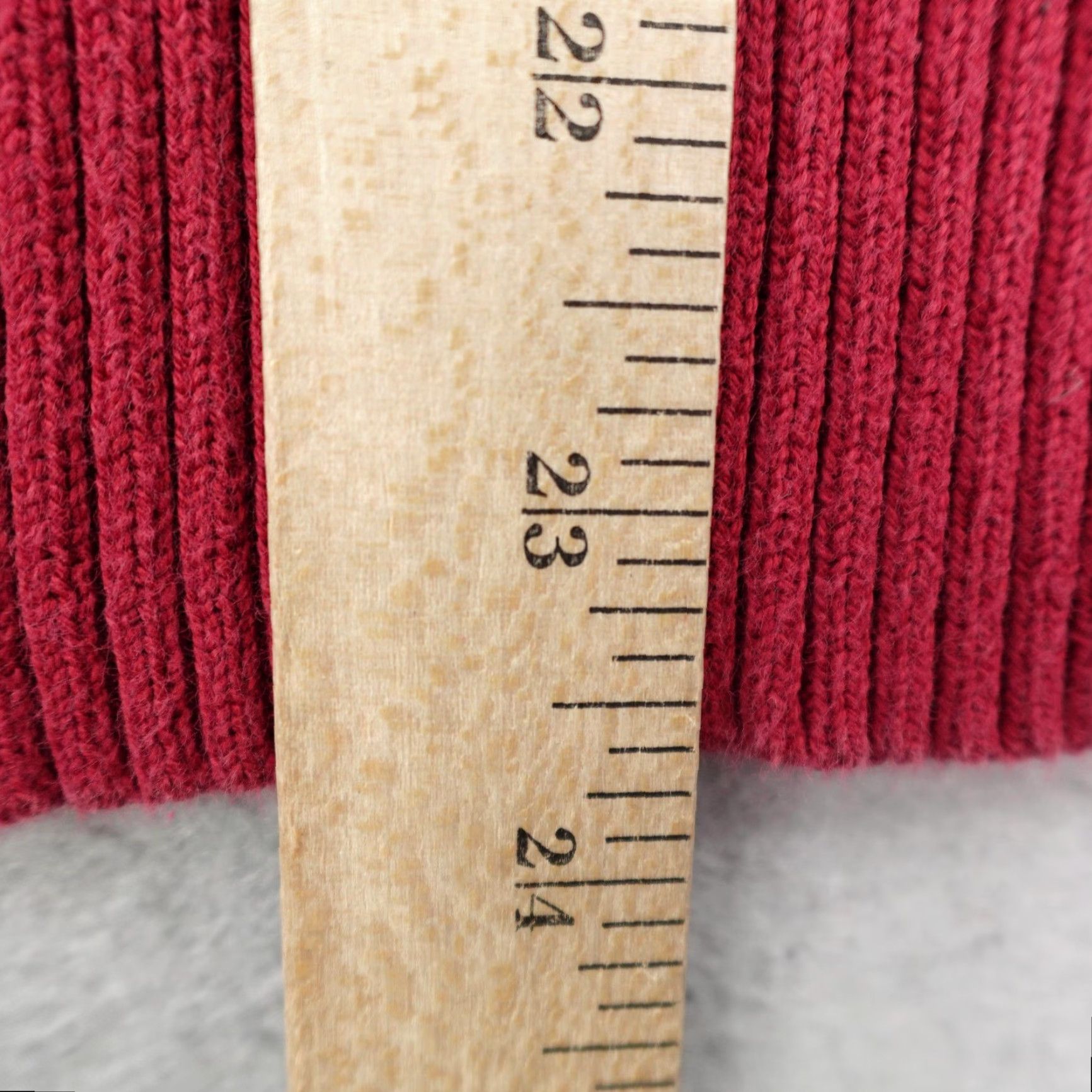 Ralph Lauren VINTAGE Ralph Lauren Sweater Womens Medium Red Polo Jeans Co Ribbed Turtleneck Size M / US 6-8 / IT 42-44 - 6 Thumbnail