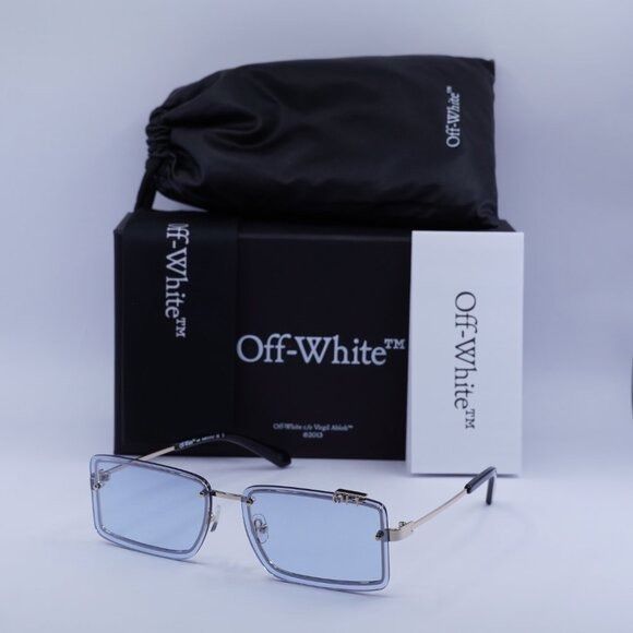 Off-White Off-White OERI13M MIAMI 766E Sunglasses Gold Oval  display picture 1