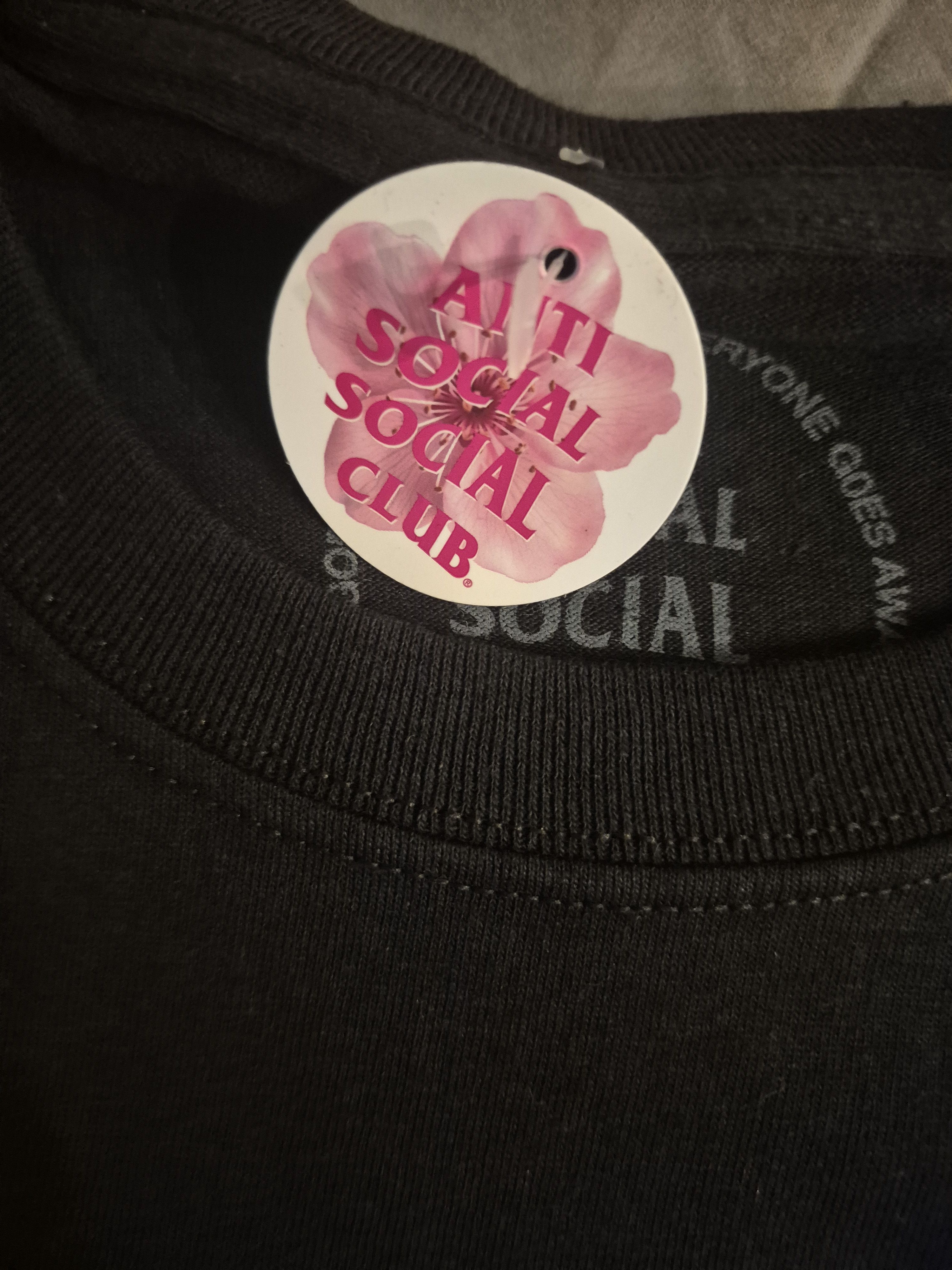 Anti Social Social Club Anti Social Social Club Black Tee Size Medium Size US M / EU 48-50 / 2 - 3 Thumbnail