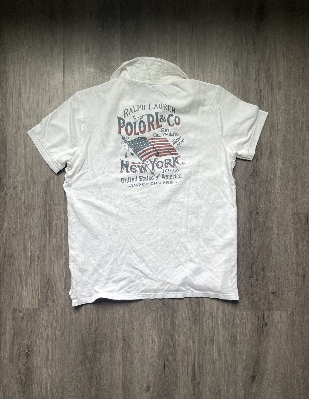 Other Y2K Polo Ralph Lauren “New York” Polo Shirt (Sz.L) Size US L / EU 52-54 / 3 - 1 Thumbnail