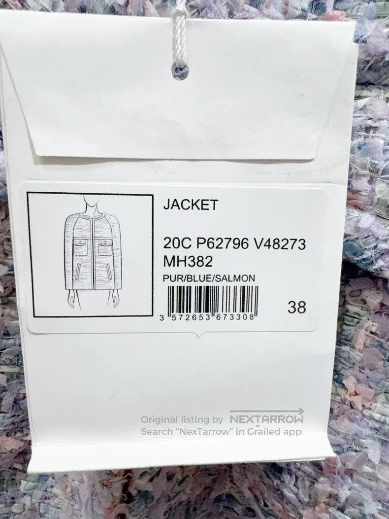 Chanel Chanel 20 early spring lavender purple tweed coat Size XS / US 0-2 / IT 36-38 - 4 Thumbnail