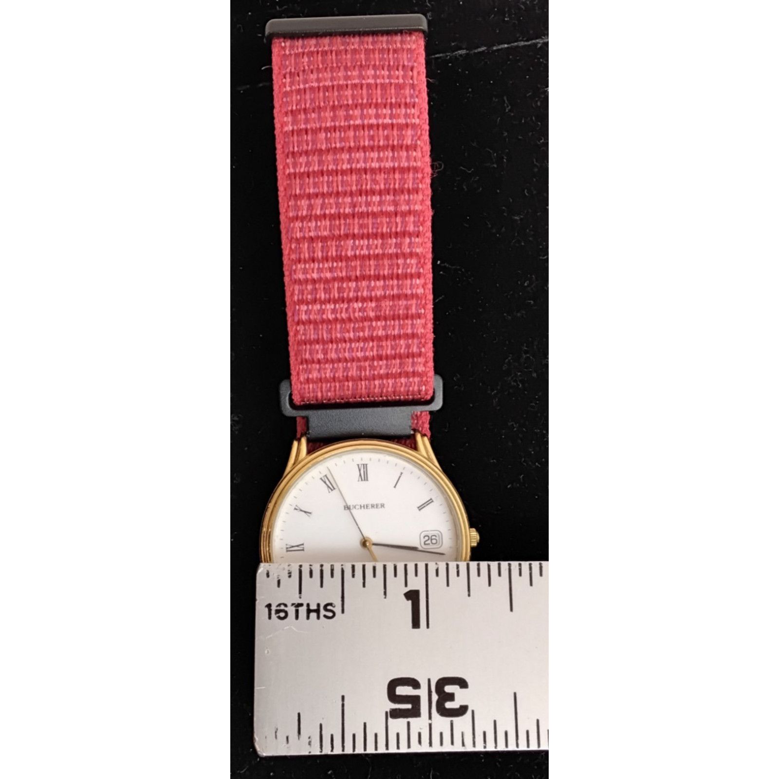 Other Bucherer Wrist Watch Men's Vintage 1990's Gold Plated Bezel Size ONE SIZE - 7 Thumbnail