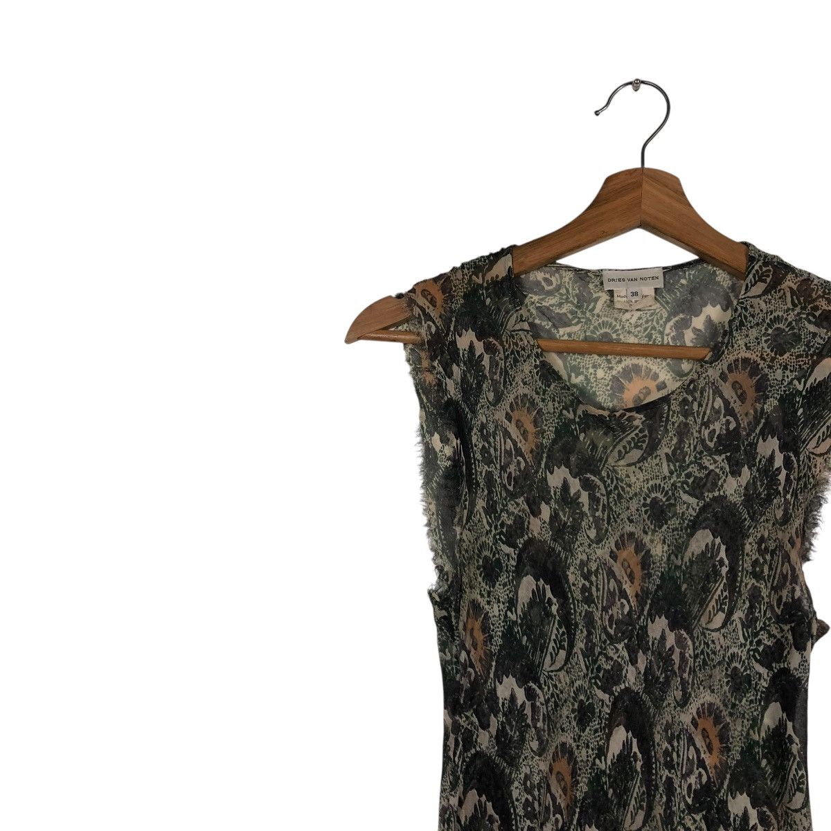 Dries Van Noten 🔥LONG GWONS SILK DRIES VAN NOTEN MADE IN BELGIUM FULLPRINT Size XS / US 0-2 / IT 36-38 - 8 Thumbnail