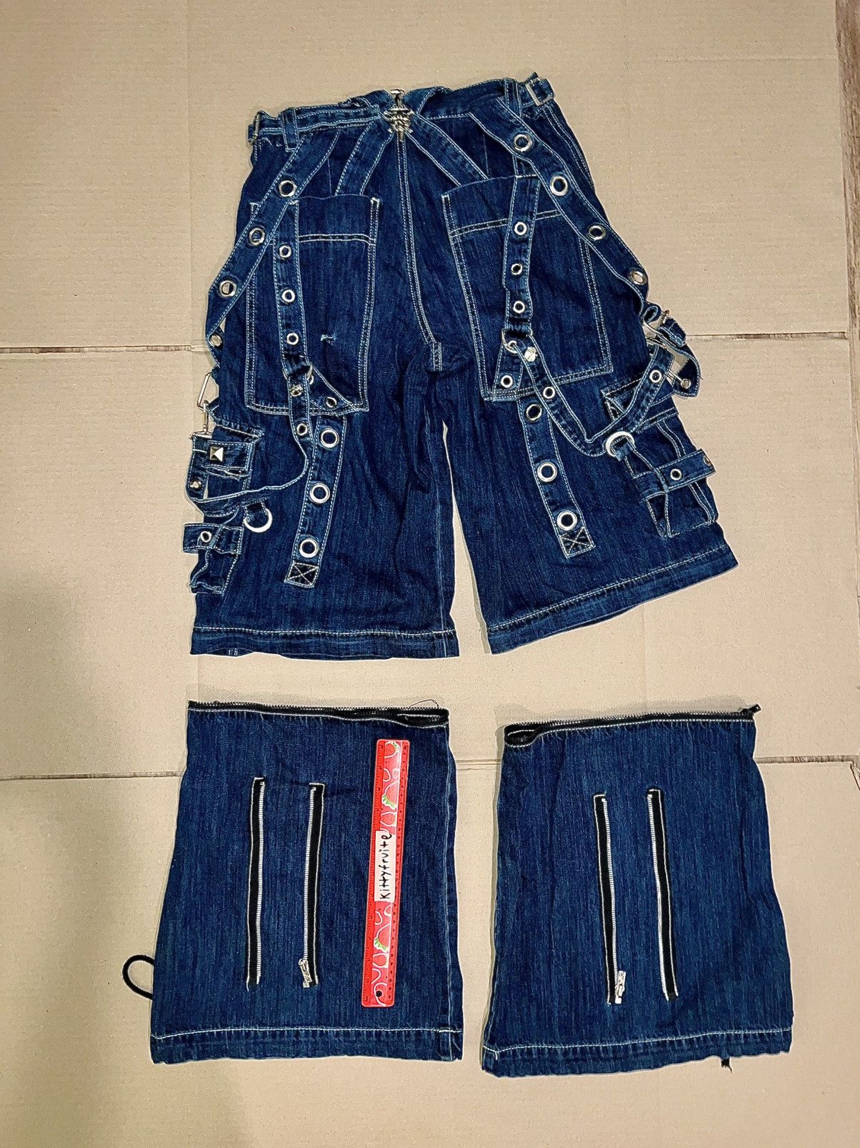 Tripp NYC TRIPP NYC "SUPER O-RING PANT BLUE DENIM" Size US 31 - 6 Thumbnail