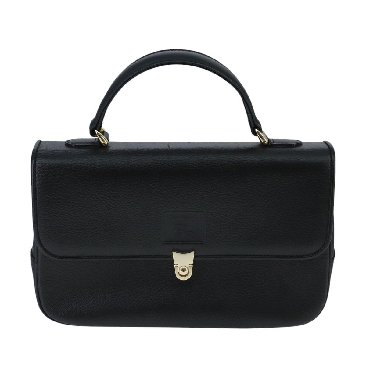 Black Leather Handbag (Pre-Owned)