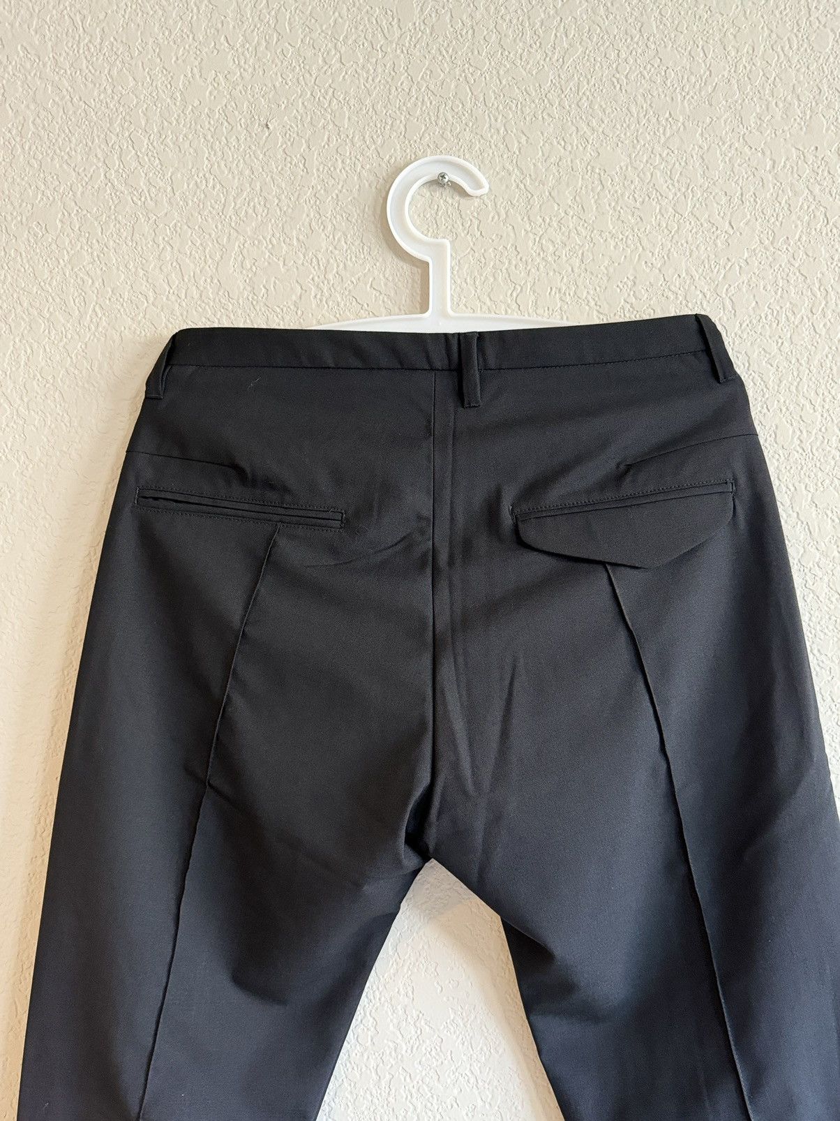 Hope Hope Stockholm New “Krissy Cuff” Trouser Wool Blend Black Size 27" / US 4 / IT 40 - 7 Thumbnail
