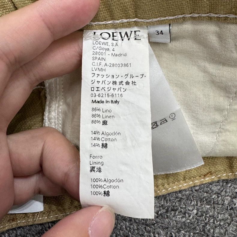 Loewe LOEWE Linen casual pants Size 42" / US 20 - 3 Thumbnail