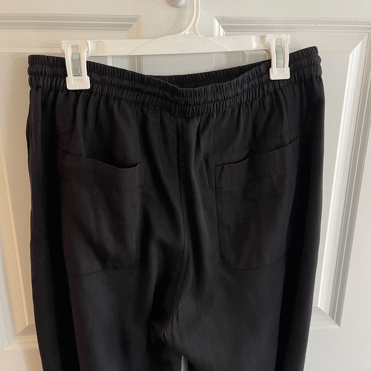 3sixteen Drawstring Pant Black Slub Tencel XL Size US 32 / EU 48 - 4 Thumbnail