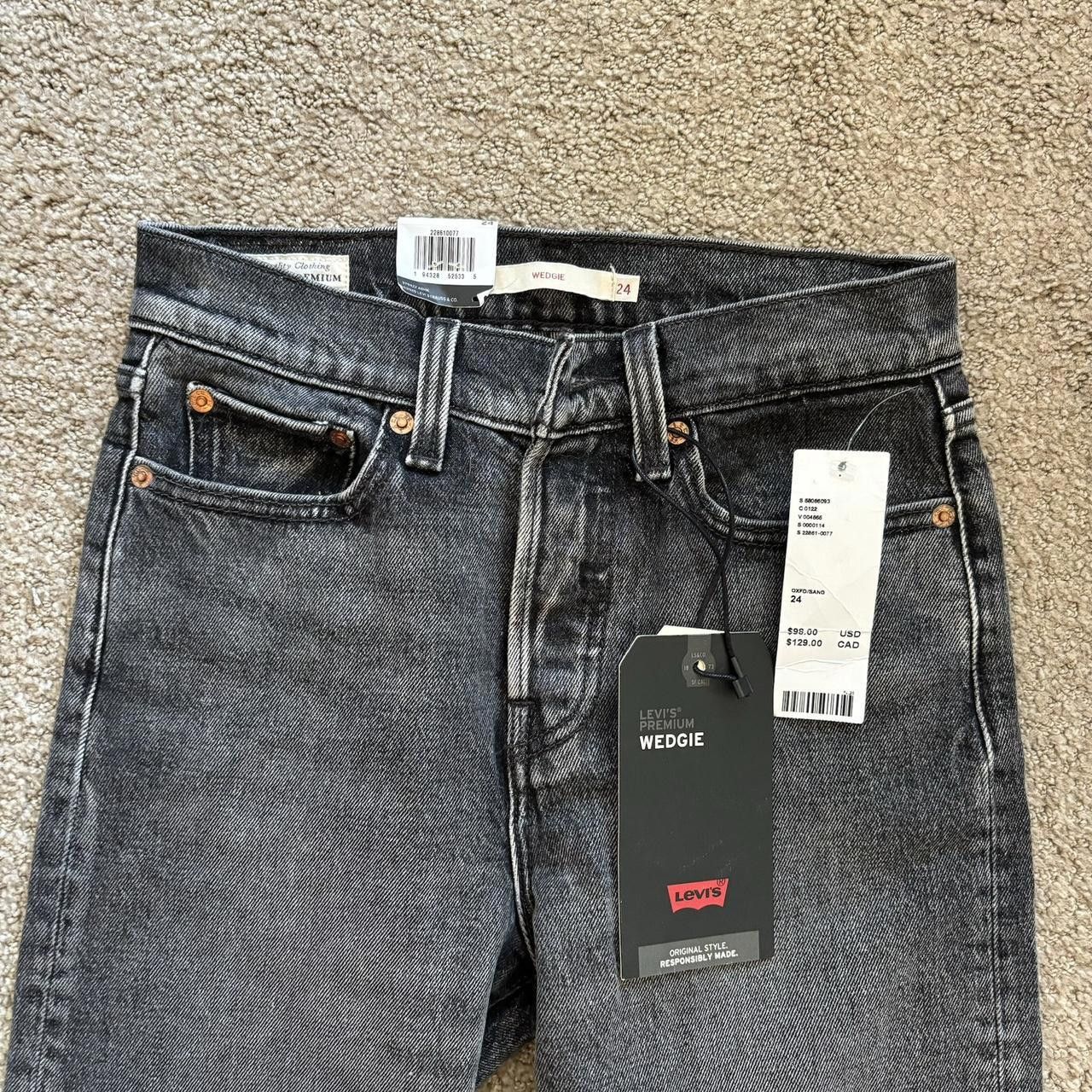 Levi's Brand New Levis Wedgie Black Size 24" / US 00 / IT 34 - 3 Thumbnail