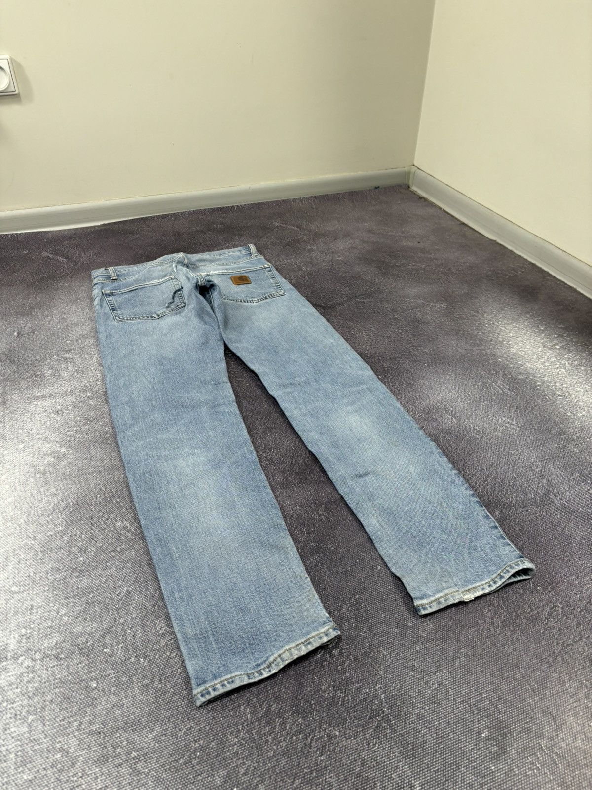 Carhartt Vintage Carhartt Light Blue Denim Work Hype Klondike Jeans Size US 29 - 4 Thumbnail