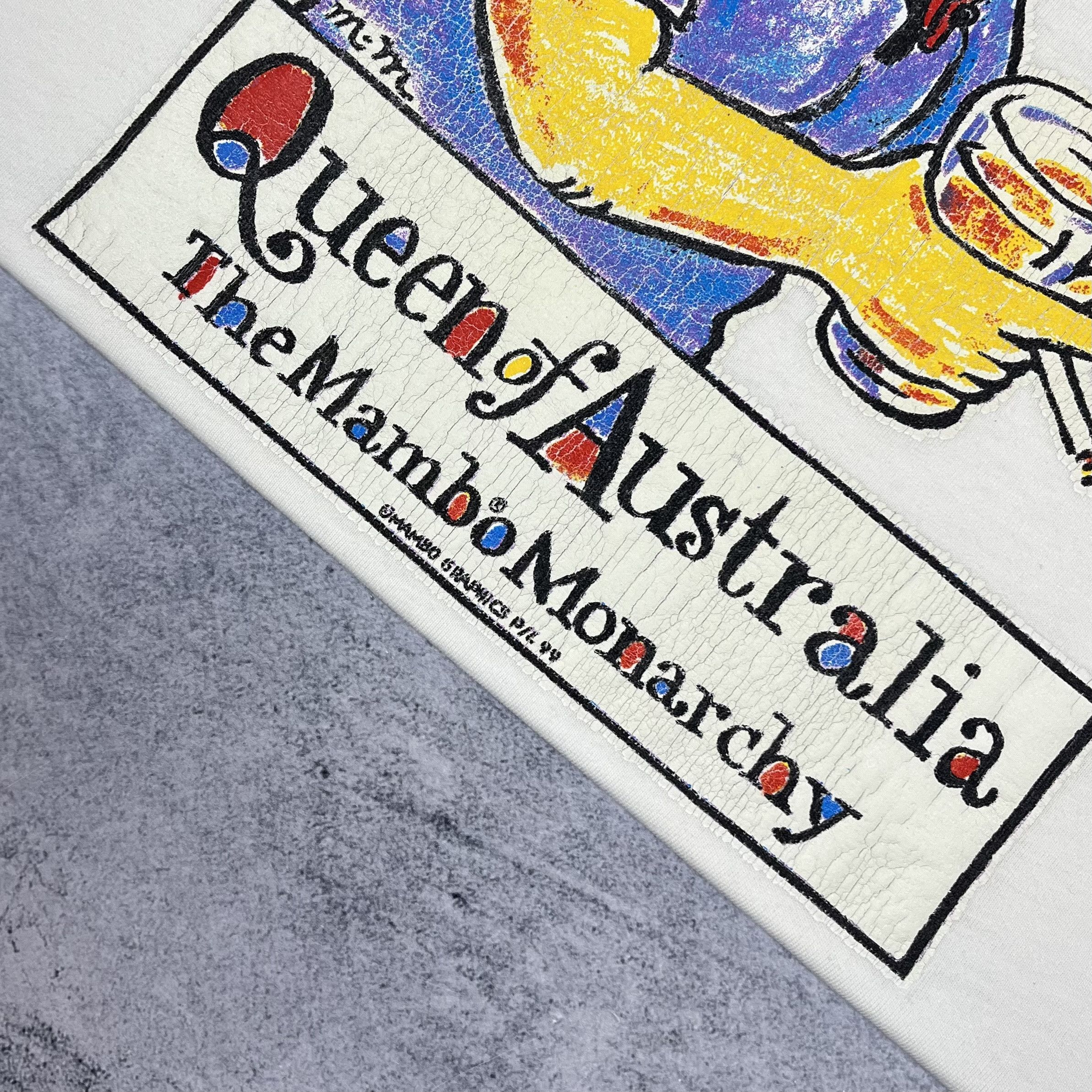 Mambo Vintage Mambo Queen Of Australia Big Logo T Shirt 1998 Size US S / EU 44-46 / 1 - 7 Thumbnail