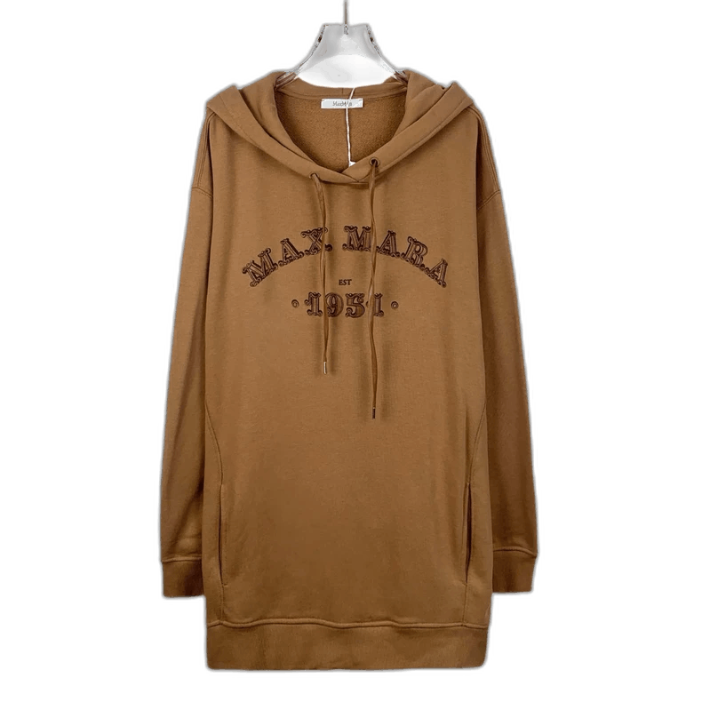Max Mara MaxmaraAdito series brown logo sweatshirt Size US M / EU 48-50 / 2 - 1 Thumbnail