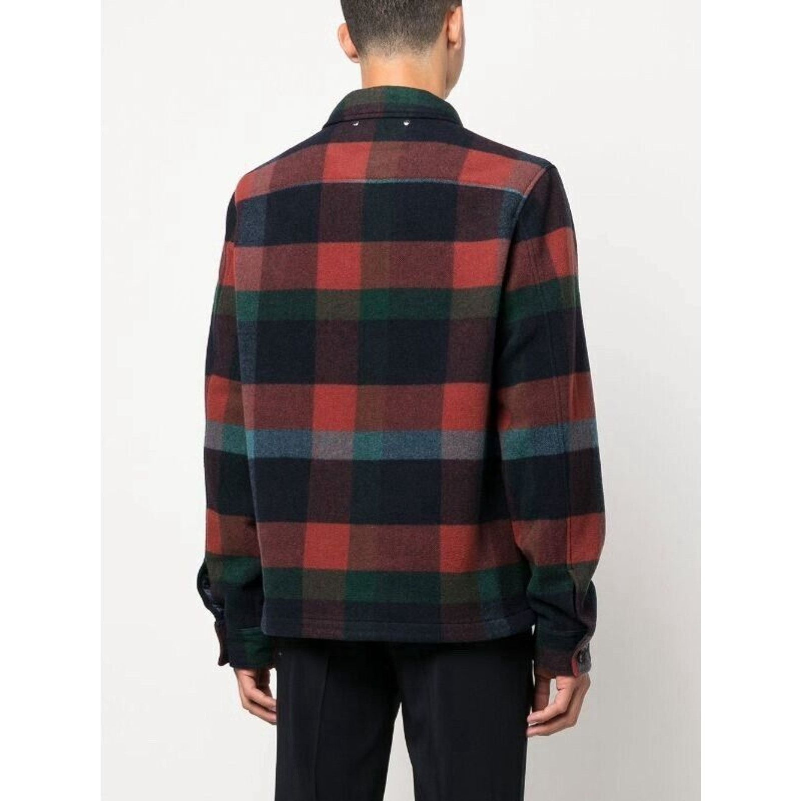 $545 Paul Smith Men’s Plaid Check shirt jacket, sz small
