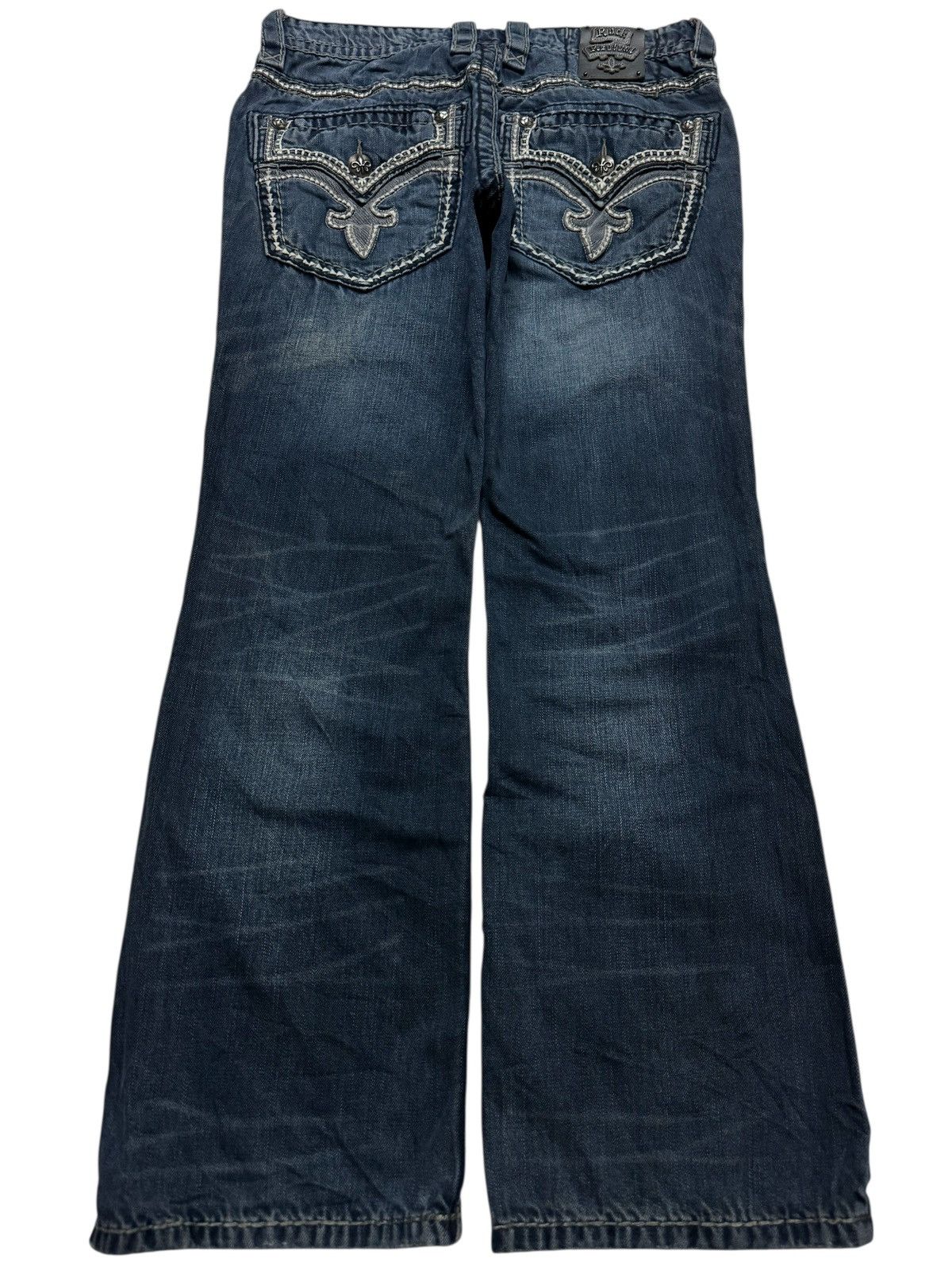Vintage 💥BOOTCUT💥ROCK REVIVAL REMY SLIM BOOT STONED WASHED Size US 31 - 1 Thumbnail