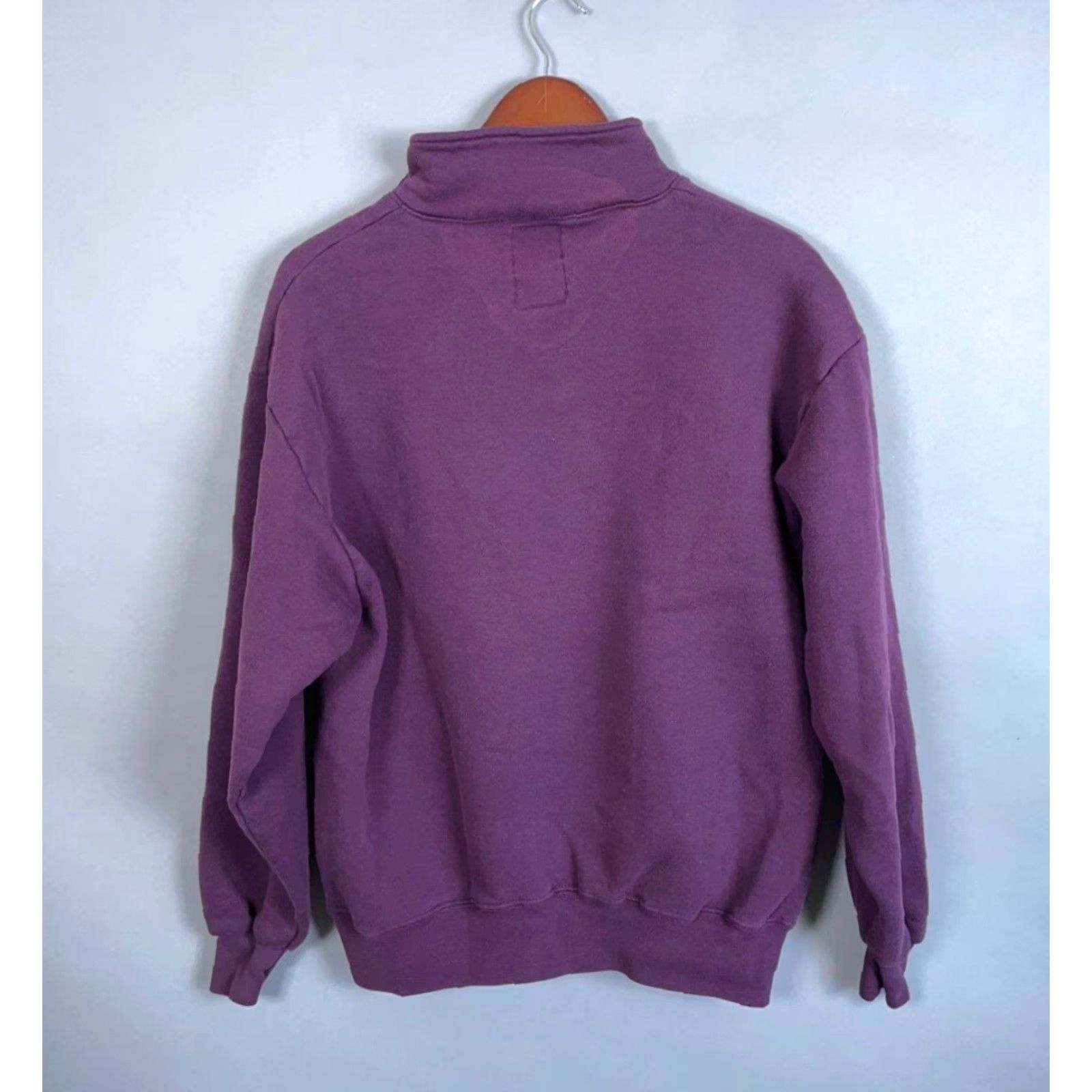 Hard Rock Cafe VTG Hard Rock Cafe Puerto Vallarta 1/4 Zip Sweatshirt Adult Large Dark Red Size US L / EU 52-54 / 3 - 3 Thumbnail