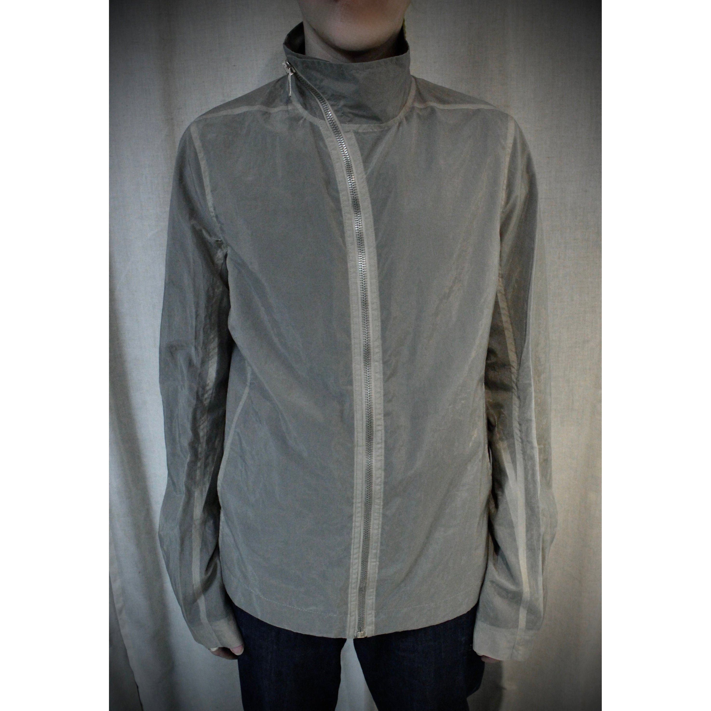 Rick Owens Rick Owens SS13 "ISLAND" PEARL Mollino Poly Zip-Up Jacket Size US M / EU 48-50 / 2 - 9 Thumbnail
