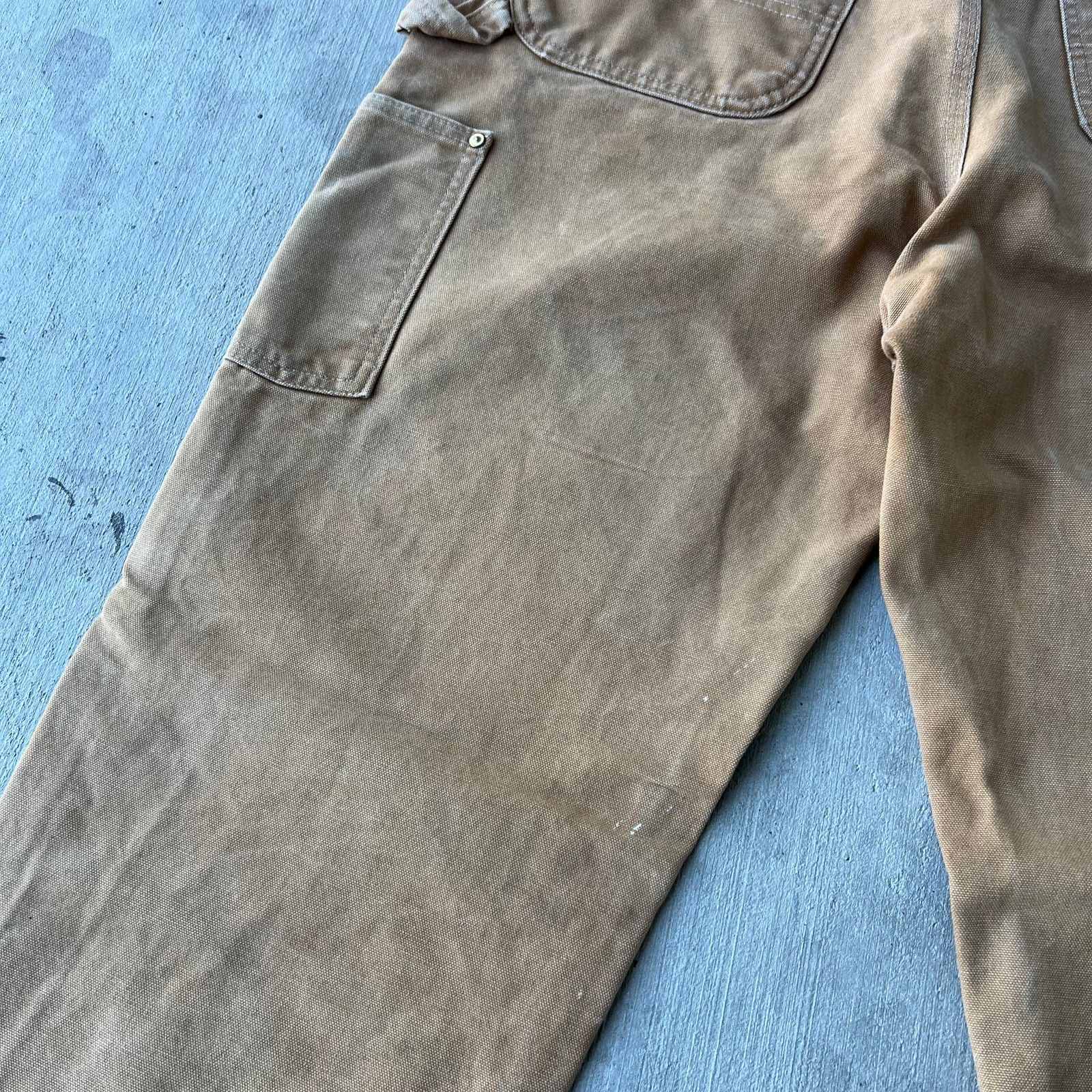 Carhartt × Vintage Carhartt brown double knee work wear carpenter pants Size US 31 - 9 Thumbnail