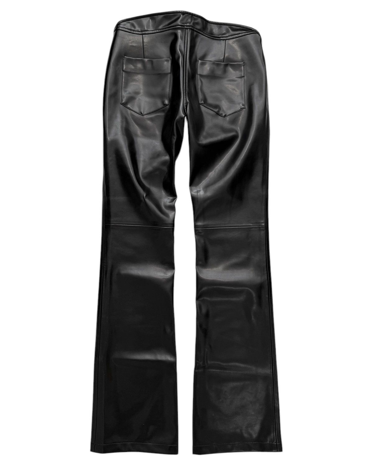 Mowalola Airbrushed Grope Vegan Leather Pants Size US 26 / EU 42 - 4 Thumbnail