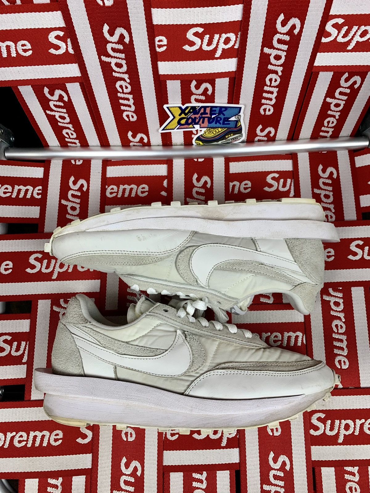 Nike × Sacai Nike LD Waffle Sacai White Nylon Size 8,5 Size US 8.5 / EU 41-42 - 2 Thumbnail